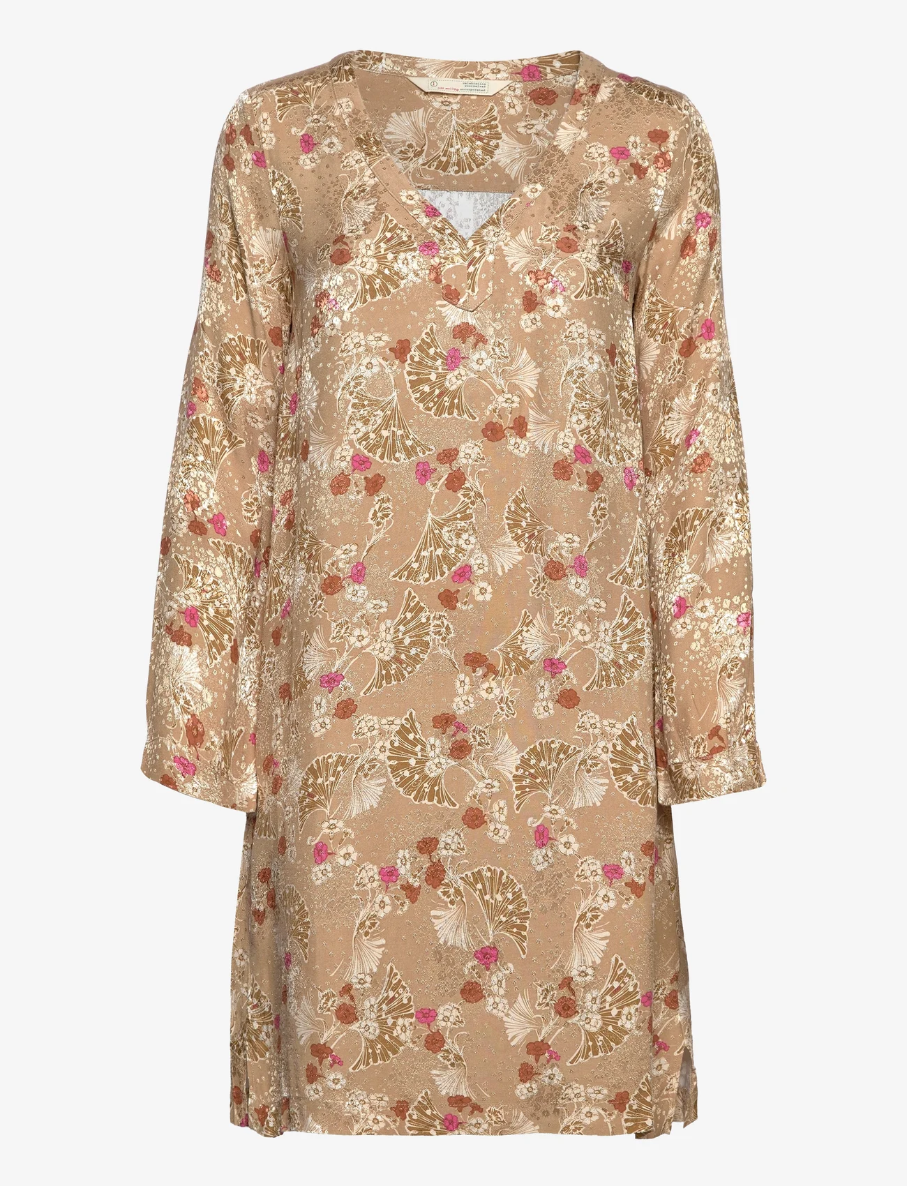 ODD MOLLY - Tiffany Dress - korta klänningar - brown marbel - 0