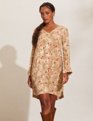 ODD MOLLY - Tiffany Dress - minikleidid - brown marbel - 2