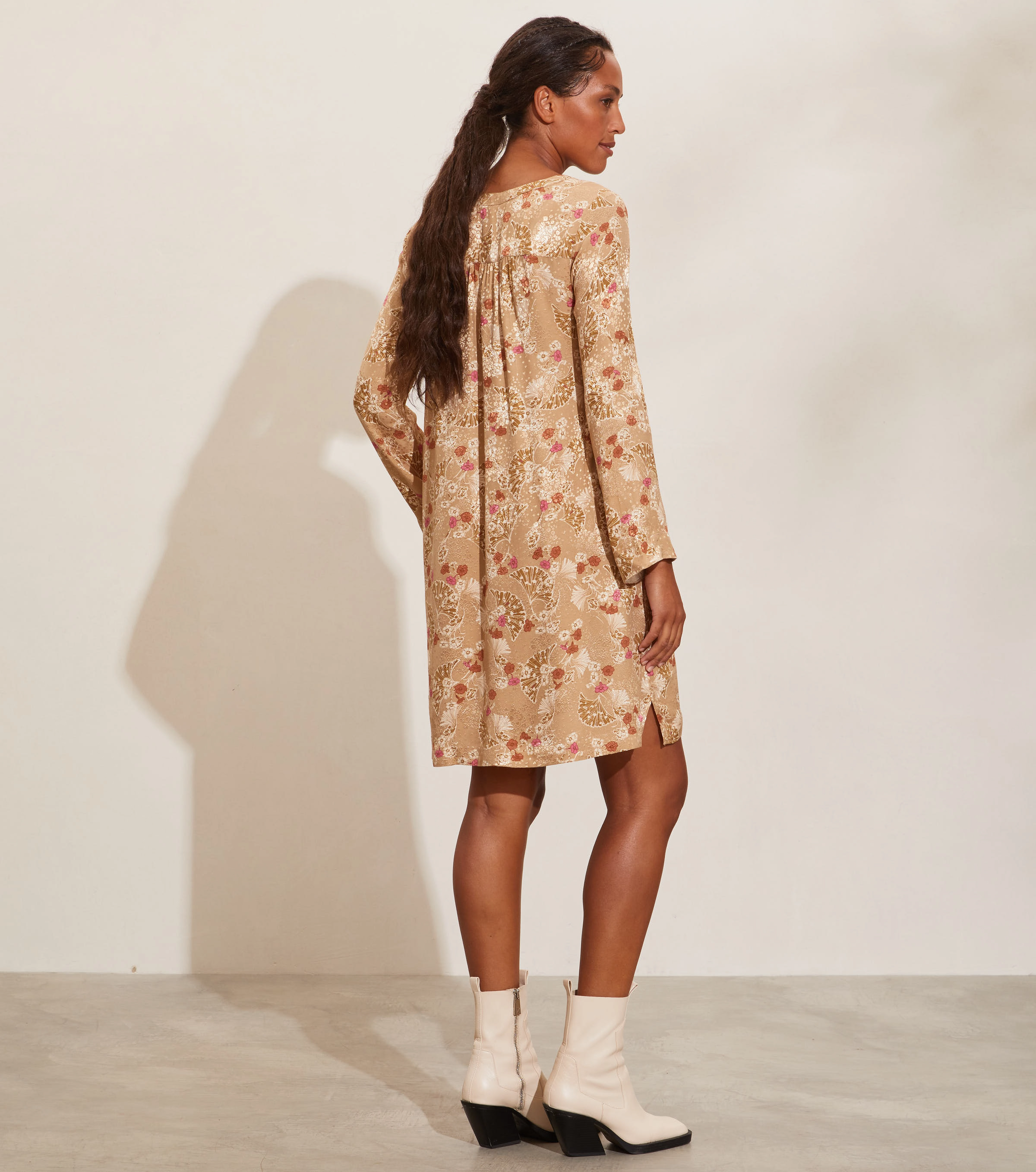 ODD MOLLY - Tiffany Dress - korte kjoler - brown marbel - 3