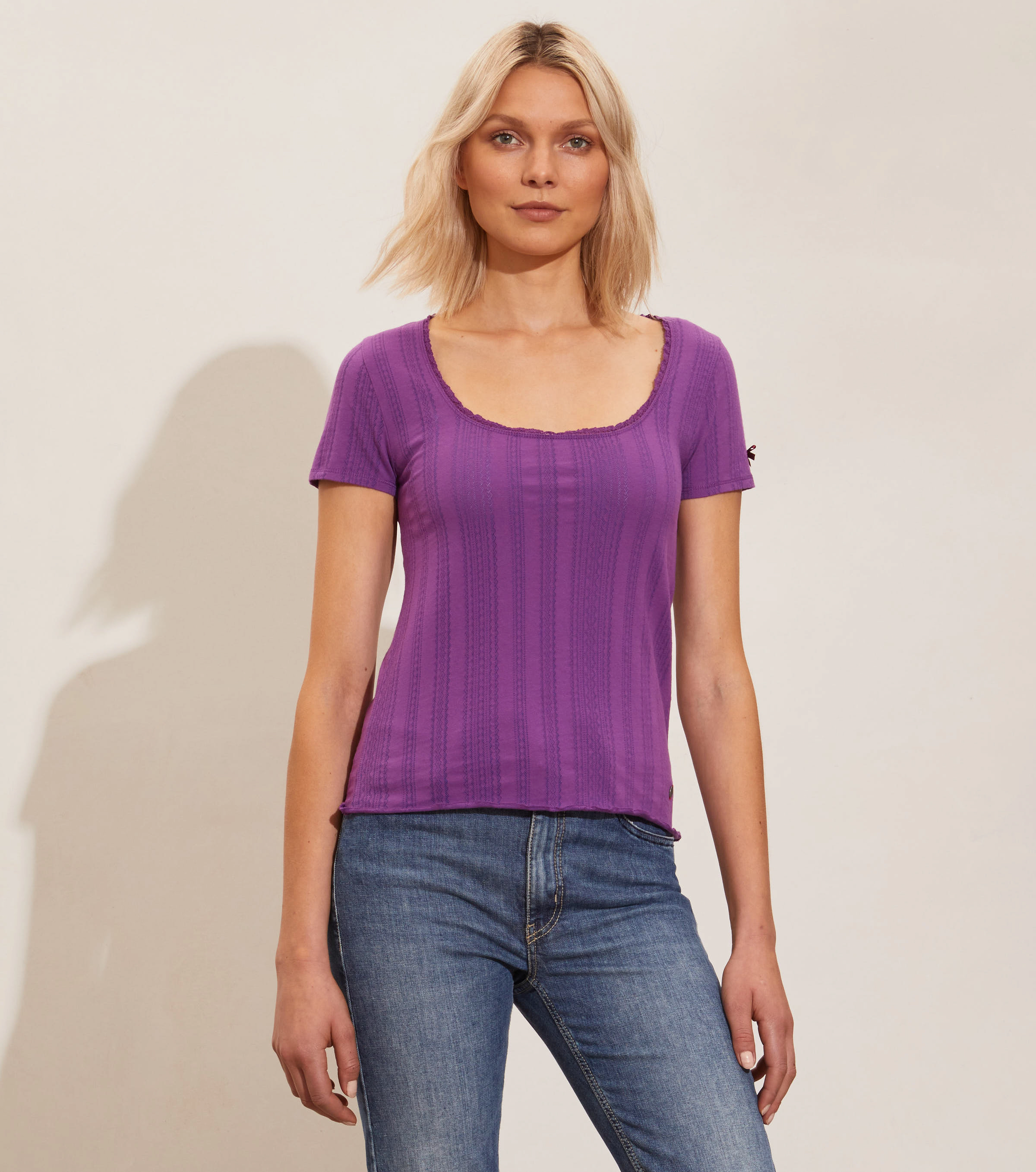 ODD MOLLY - Marilyn Top - cosmic purple - 2