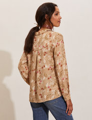 ODD MOLLY - Tiffany Blouse - long-sleeved blouses - brown marbel - 3