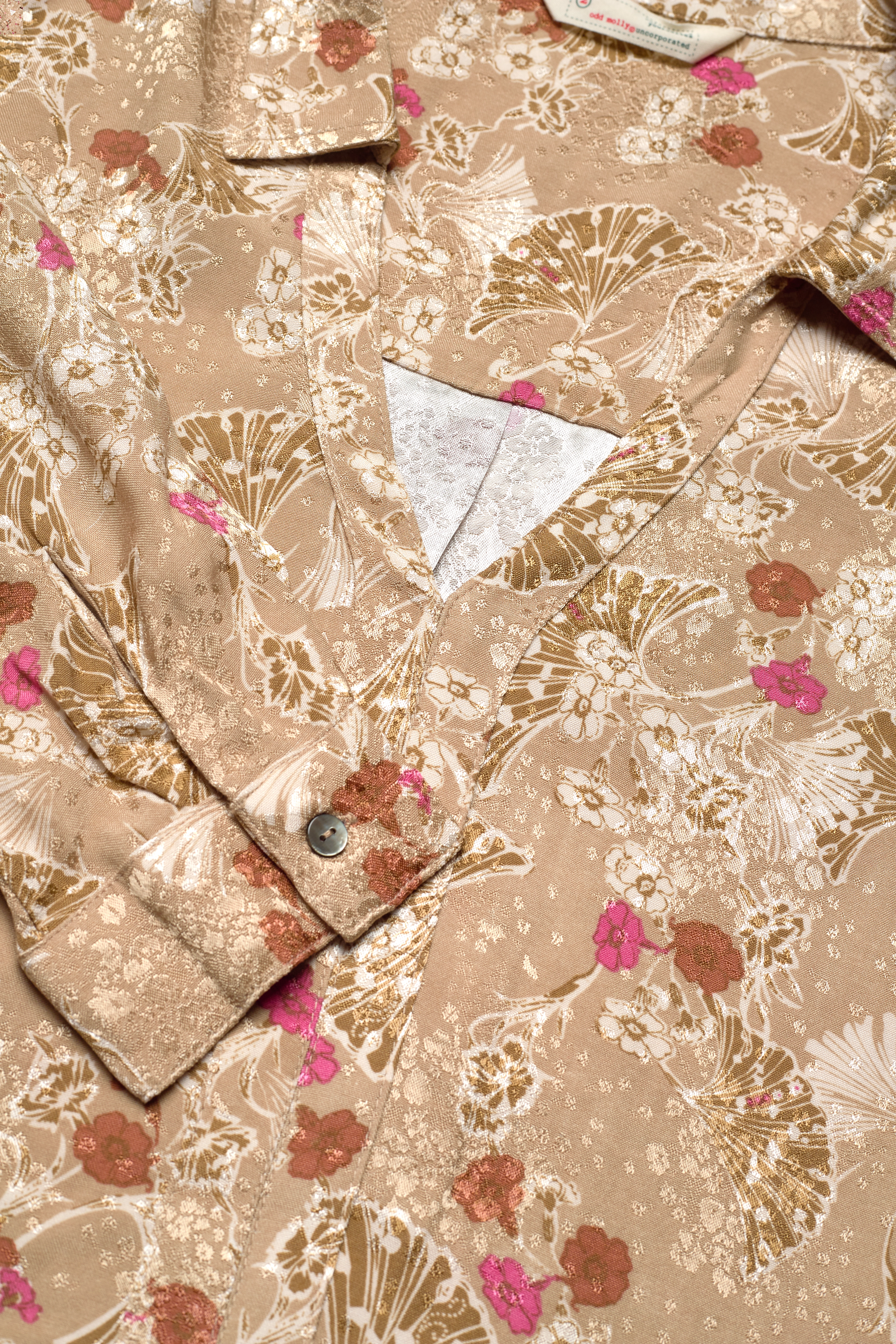 ODD MOLLY - Tiffany Blouse - langærmede bluser - brown marbel - 4