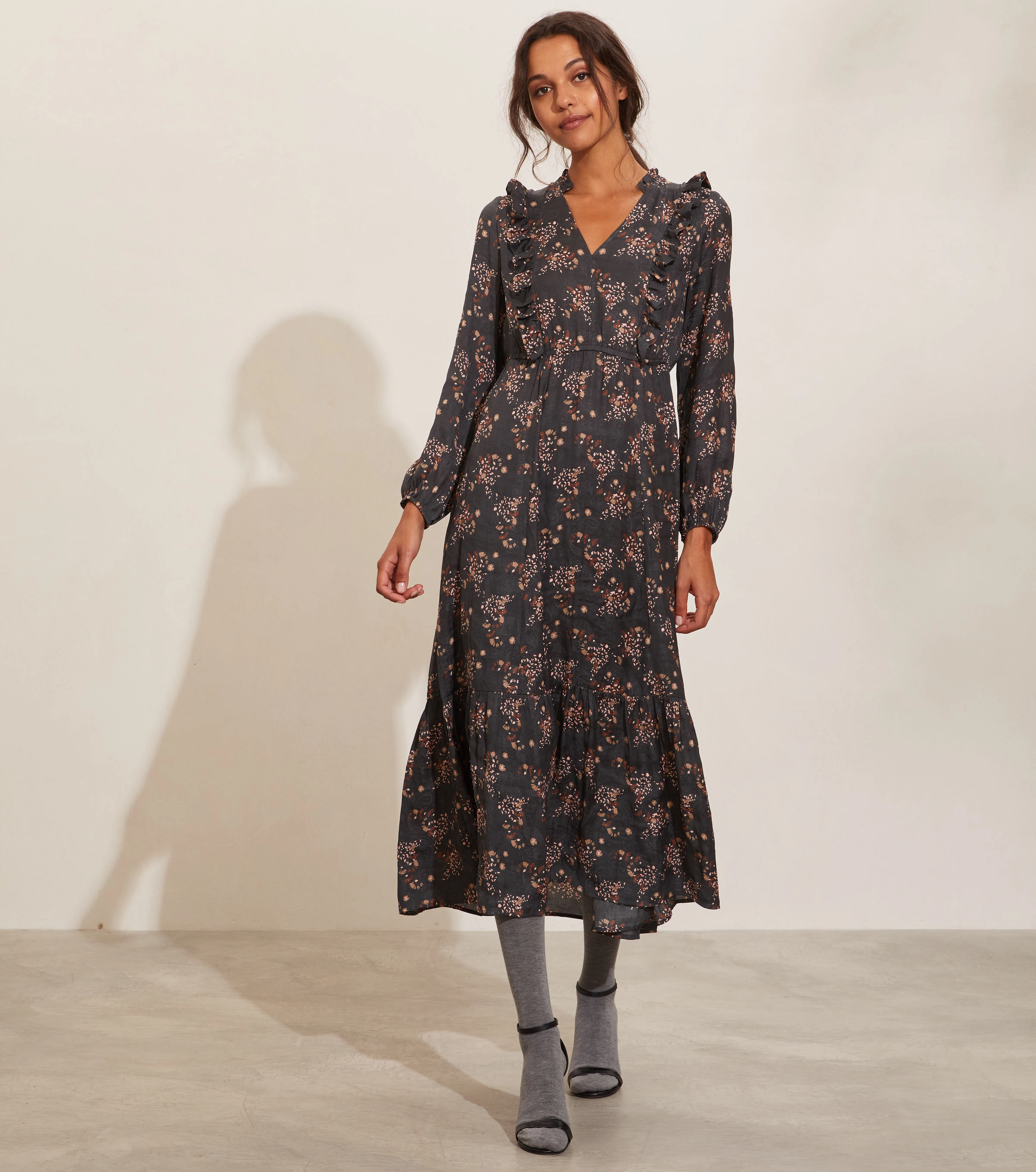 ODD MOLLY - Kiera Dress - asphalt - 2
