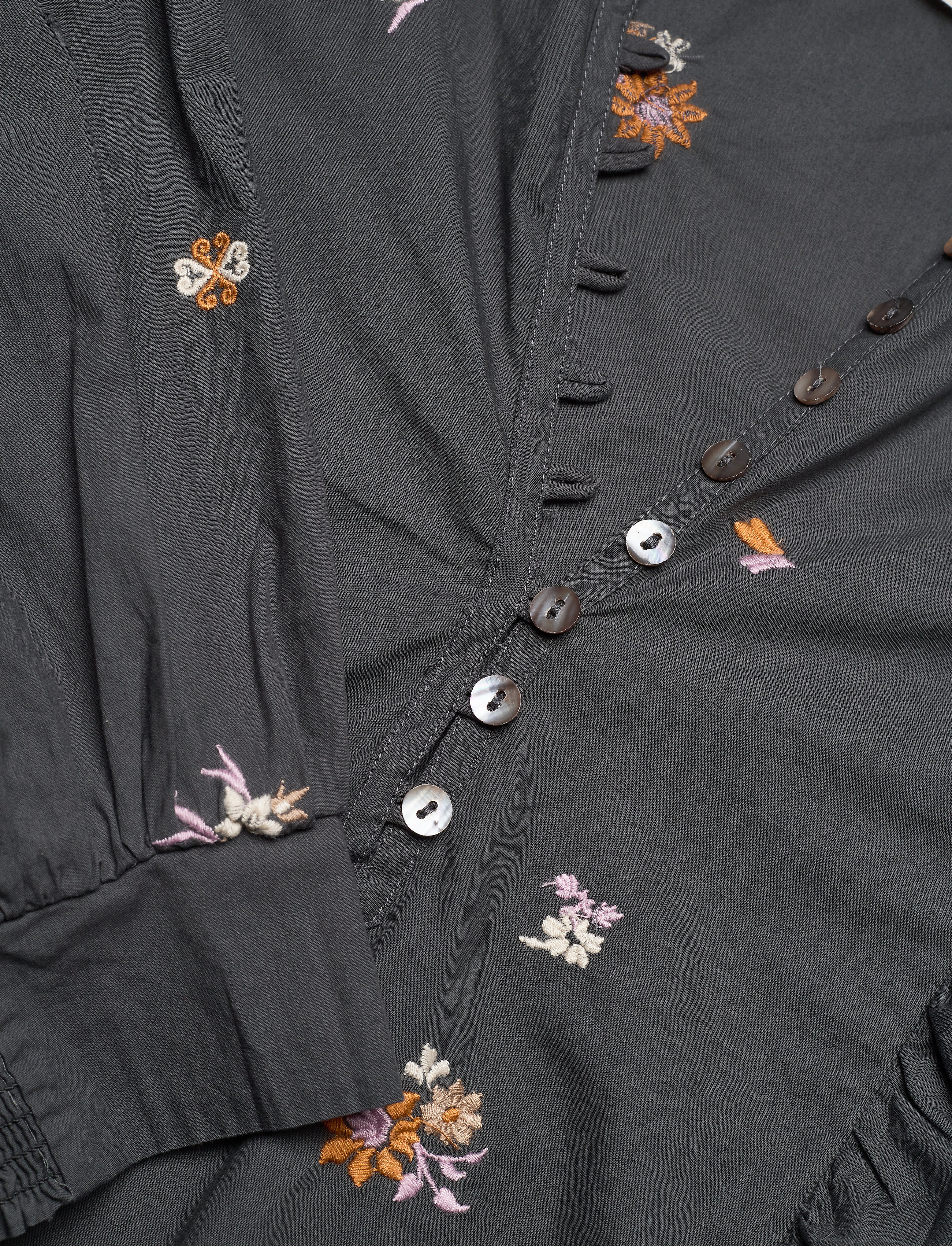 ODD MOLLY - Louisa Blouse - asphalt - 4