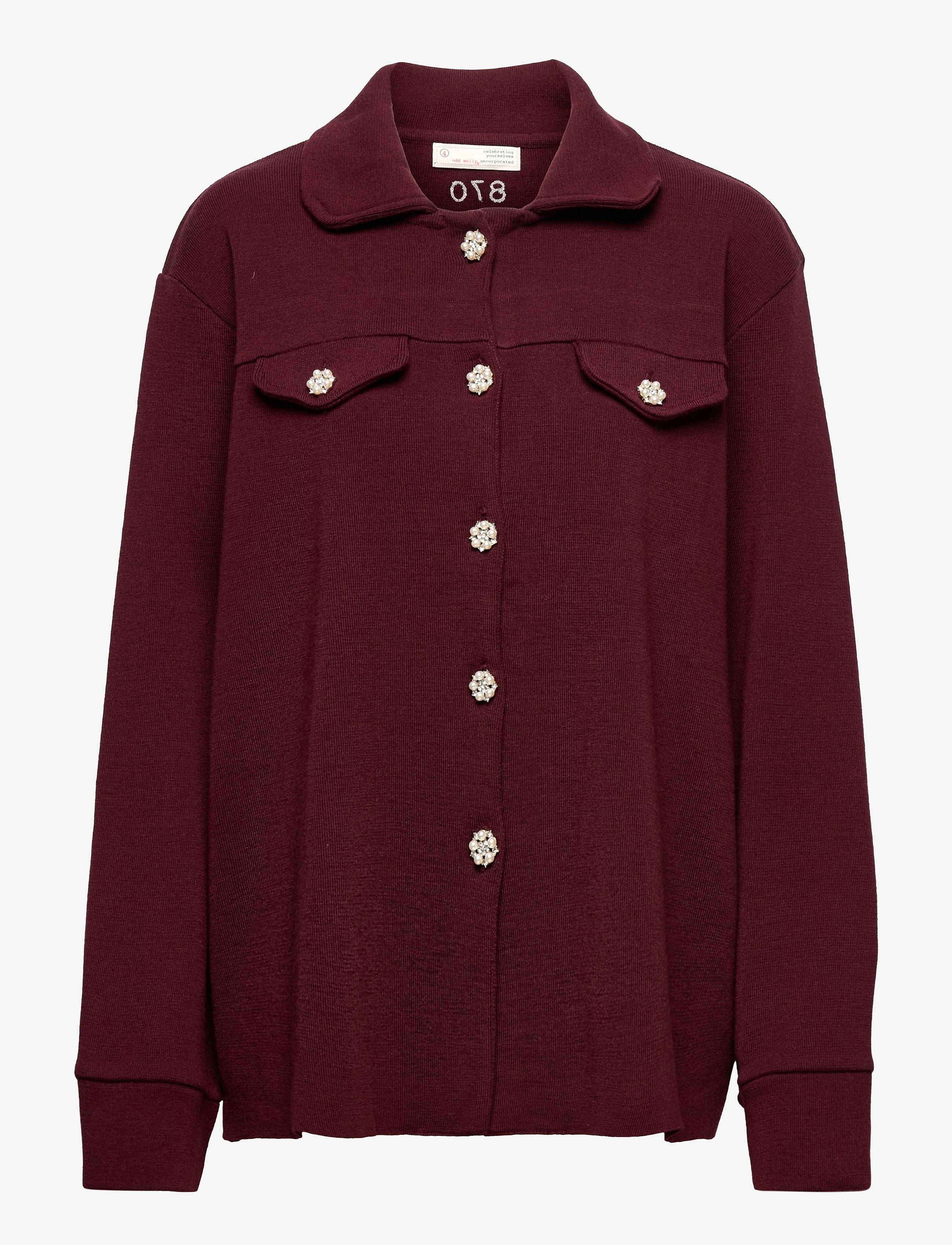ODD MOLLY - Mira Shirt - brown plum - 1