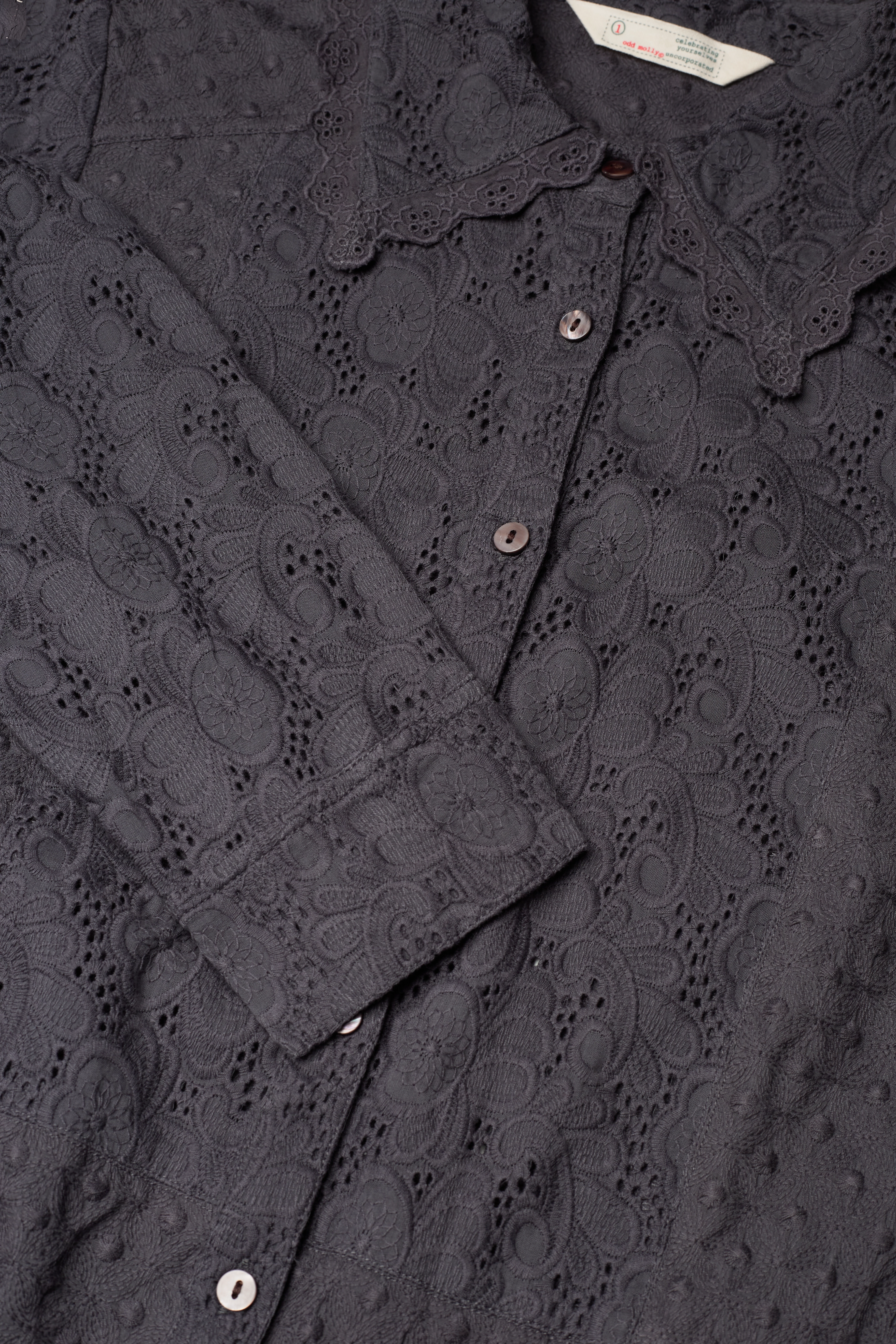 ODD MOLLY - Regina Dress - asphalt - 4