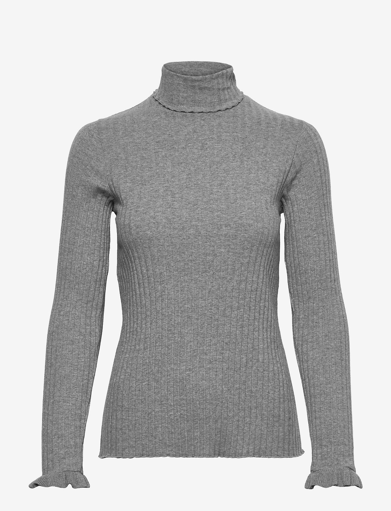 ODD MOLLY - Laila Top - grey melange - 0