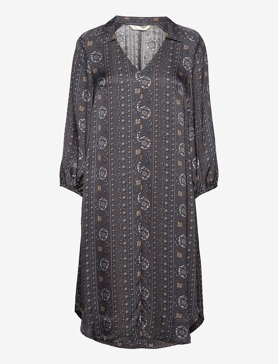ODD MOLLY - Gia Dress - midikleider - asphalt - 1