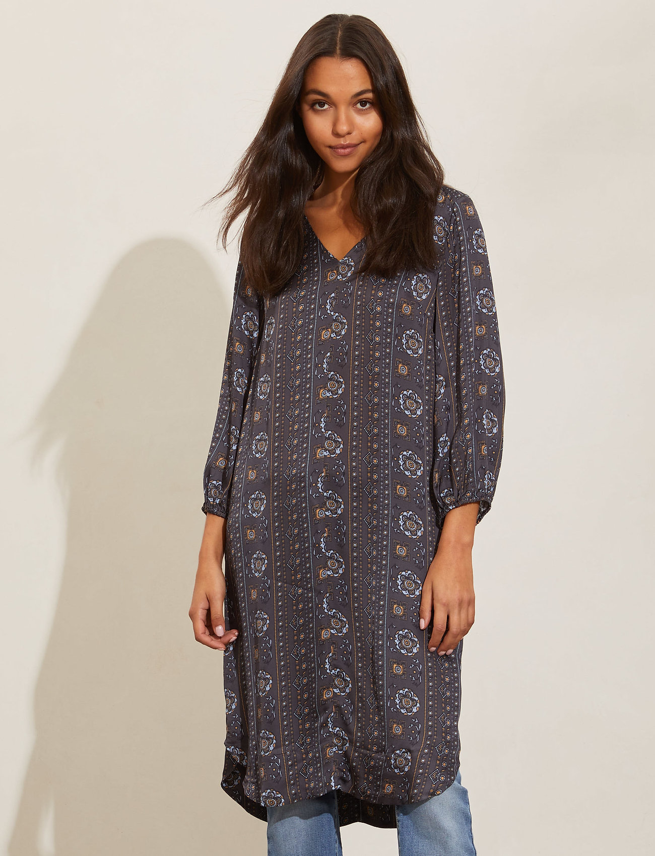 ODD MOLLY Gia Dress, S, Multi/patterned, Kjoler > Knælange Og Midi, Dame