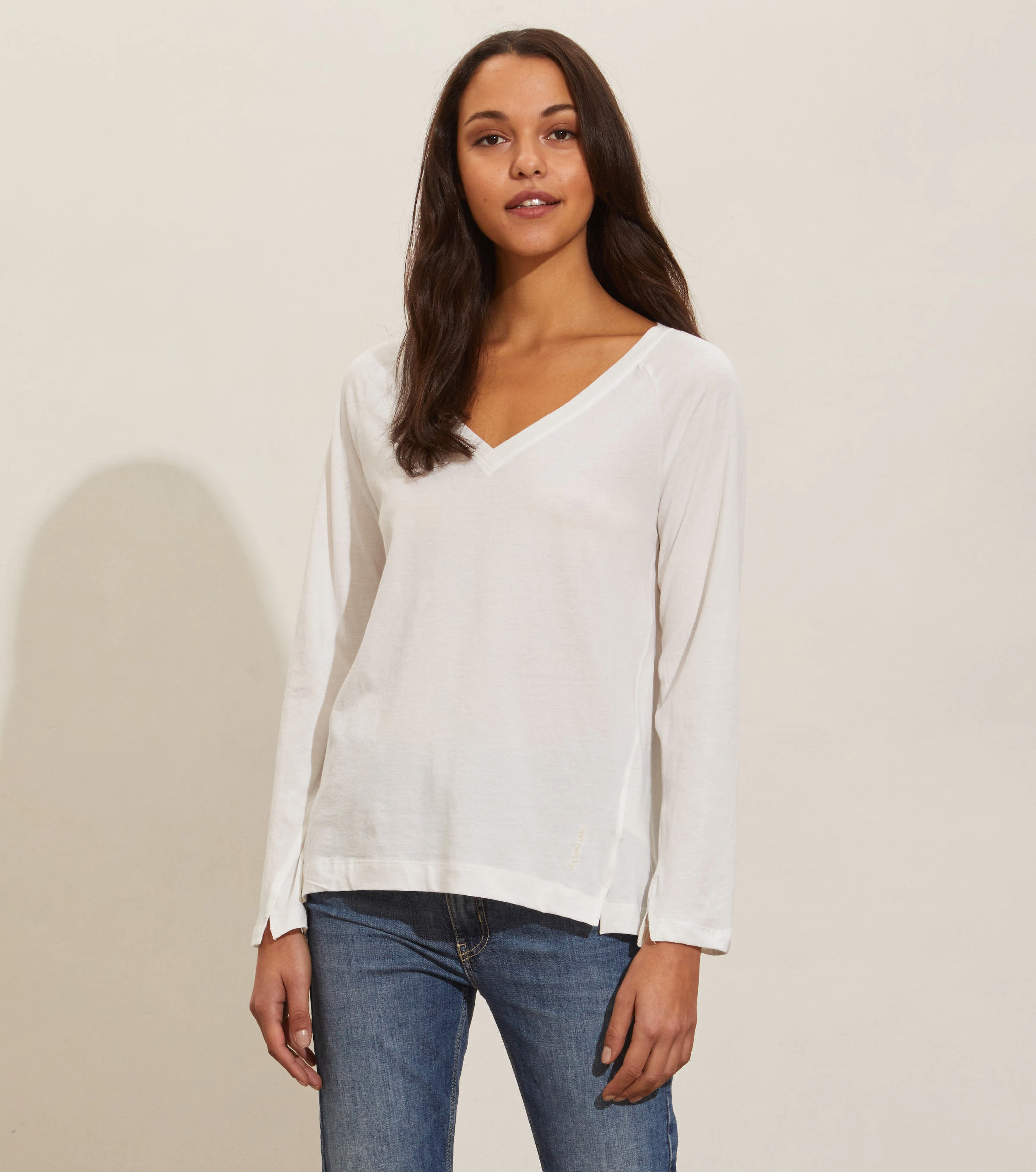 ODD MOLLY - Wilma L/S Top - light chalk - 2