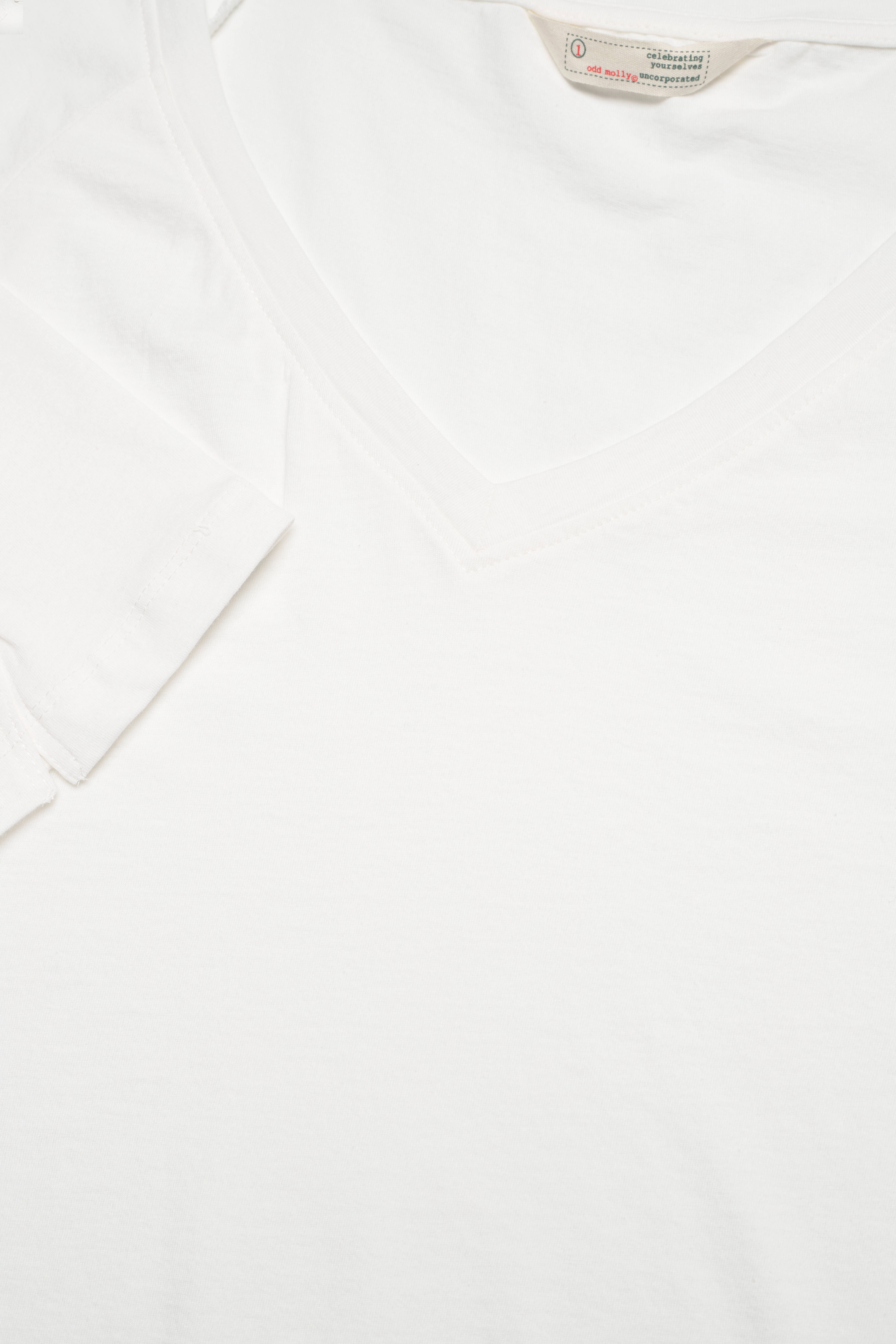 ODD MOLLY - Wilma L/S Top - light chalk - 3