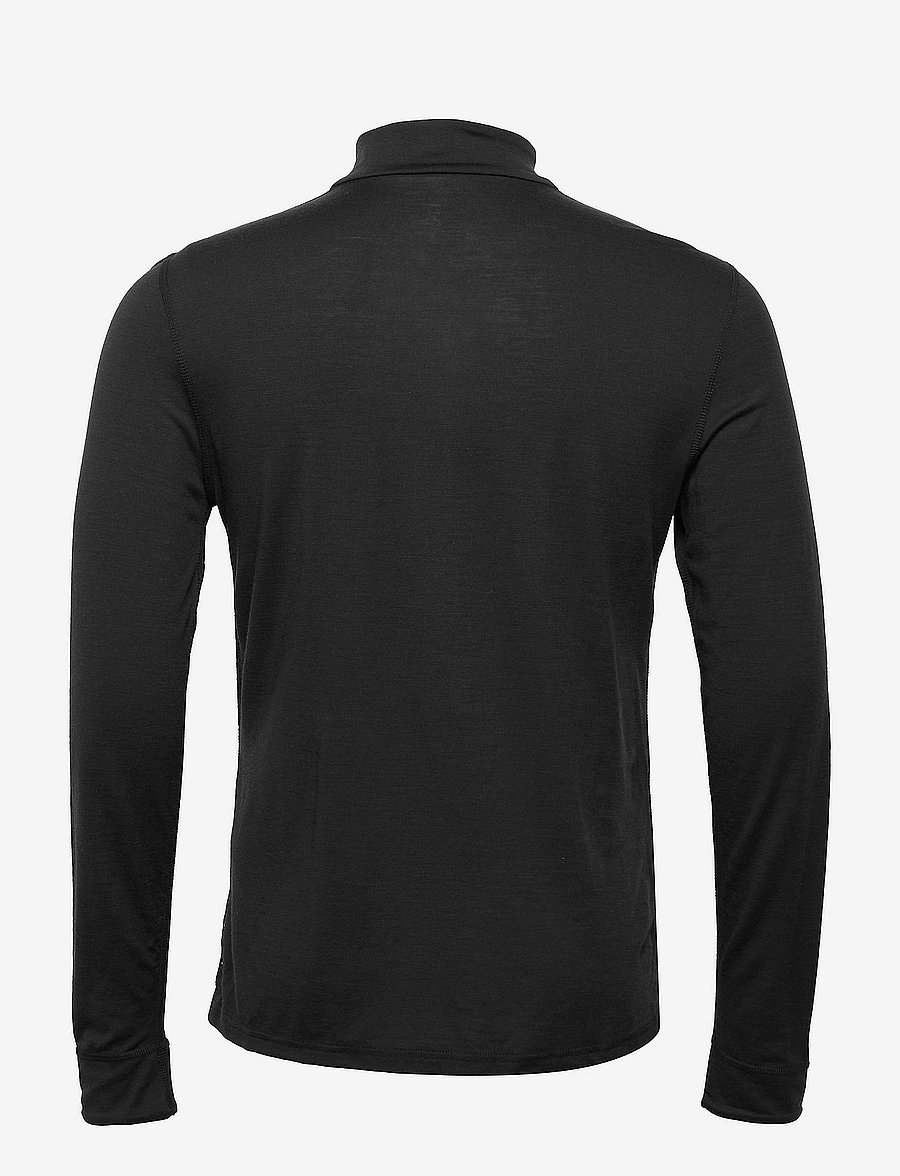Odlo - ODLO M Turtleneck 100% Merino Warm - black - black - 1
