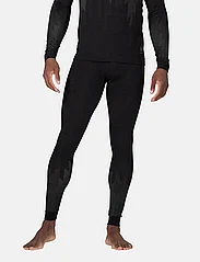Odlo - ODLO BL BOTTOM long KINSHIP PW 200 - iekšējais slānis – apakšējais apģērbs - black melange - 2