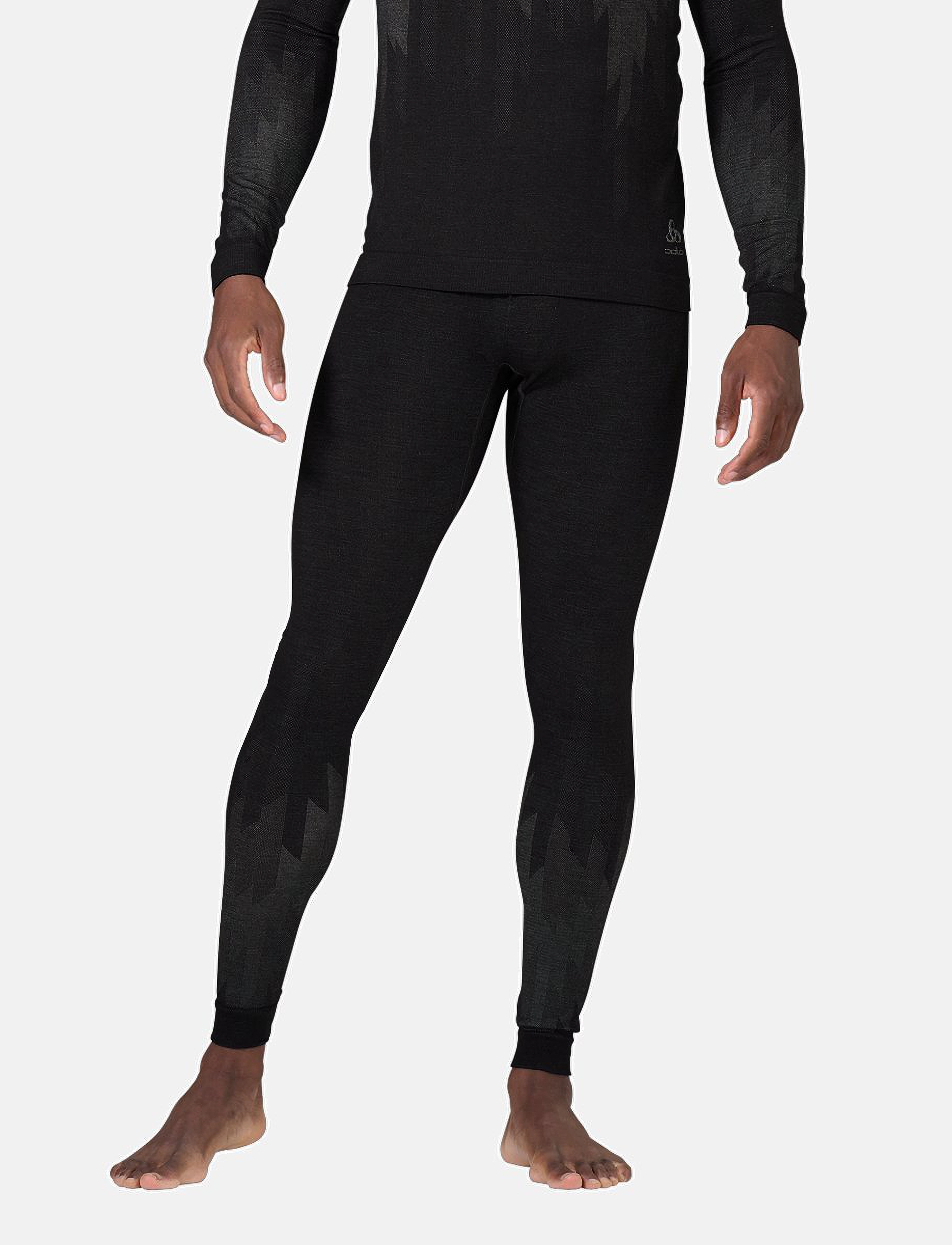 Odlo - ODLO BL BOTTOM long KINSHIP PW 200 - black melange - 2