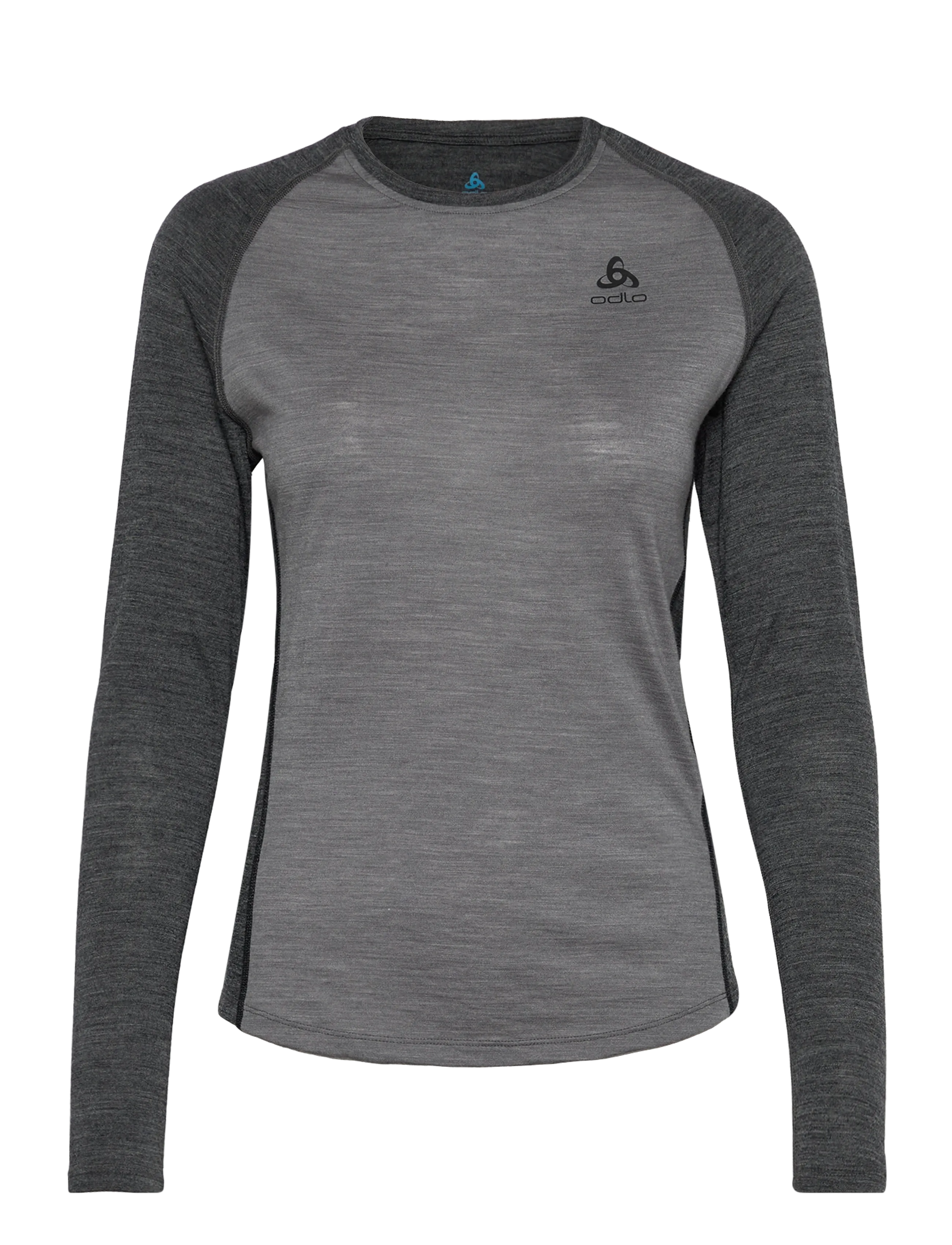ODLO Odlo Natural Performance Pw 150 Bl Oberteil Crew Neck L/S Grau - M - Damen
