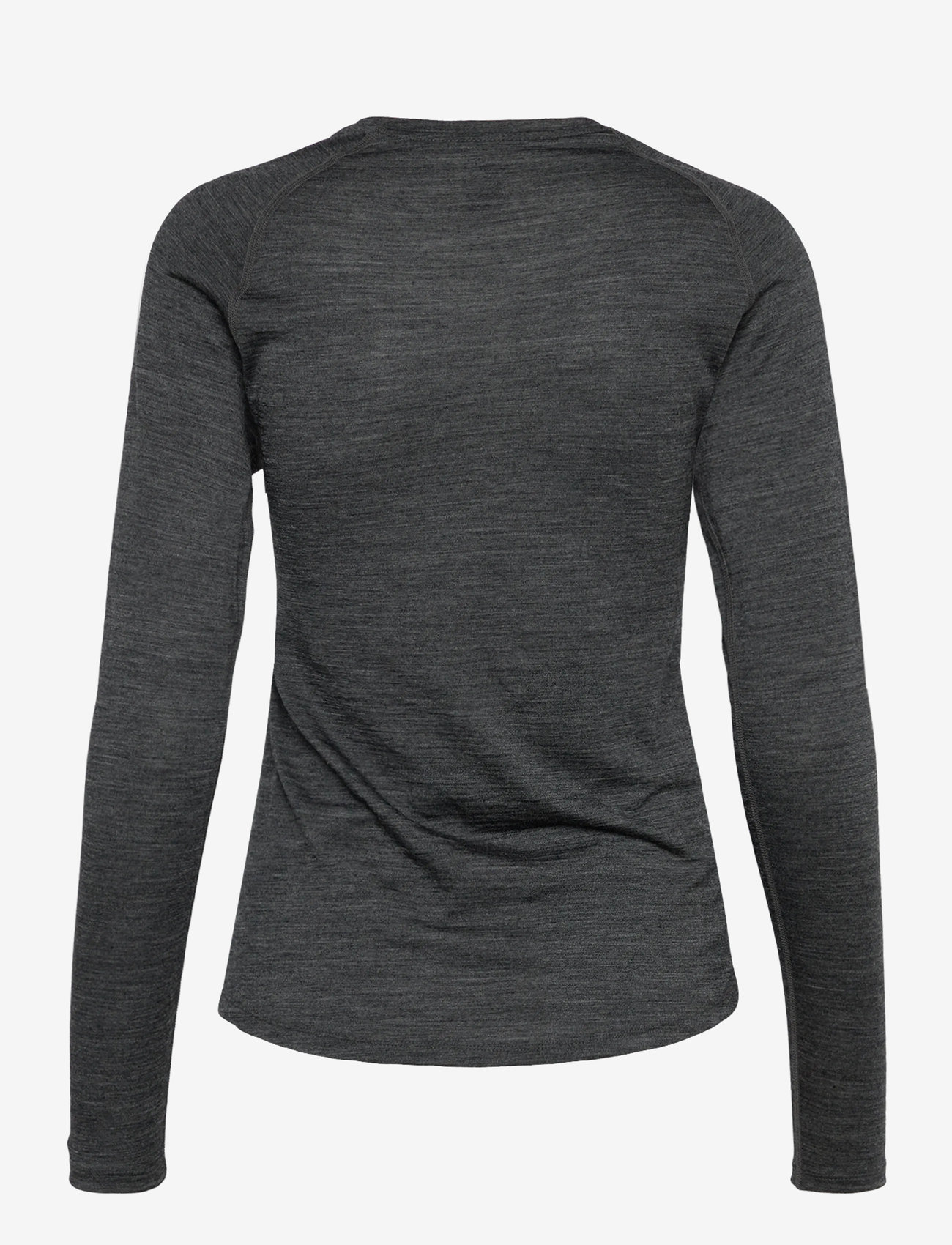 Odlo - Odlo Natural Performance Pw 150 Bl Top Crew Neck L/S - langærmede overdele - grey melange - dark grey melange - 2