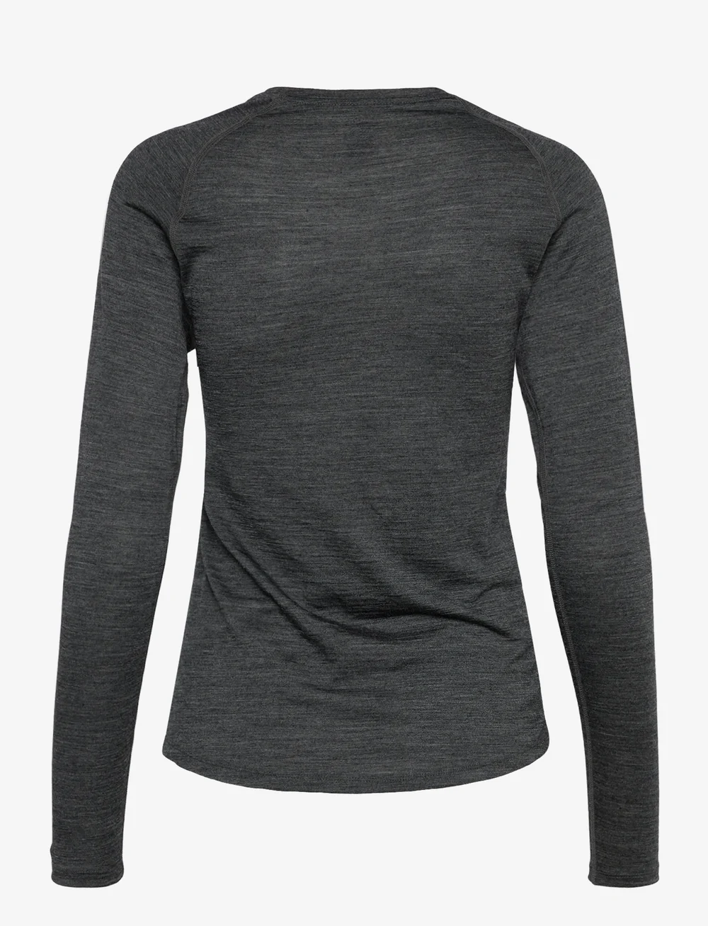 Odlo - ODLO W BL TOP crew neck l/s NATURAL PERFORMANCE - långärmade tröjor - grey melange - dark grey melange - 2