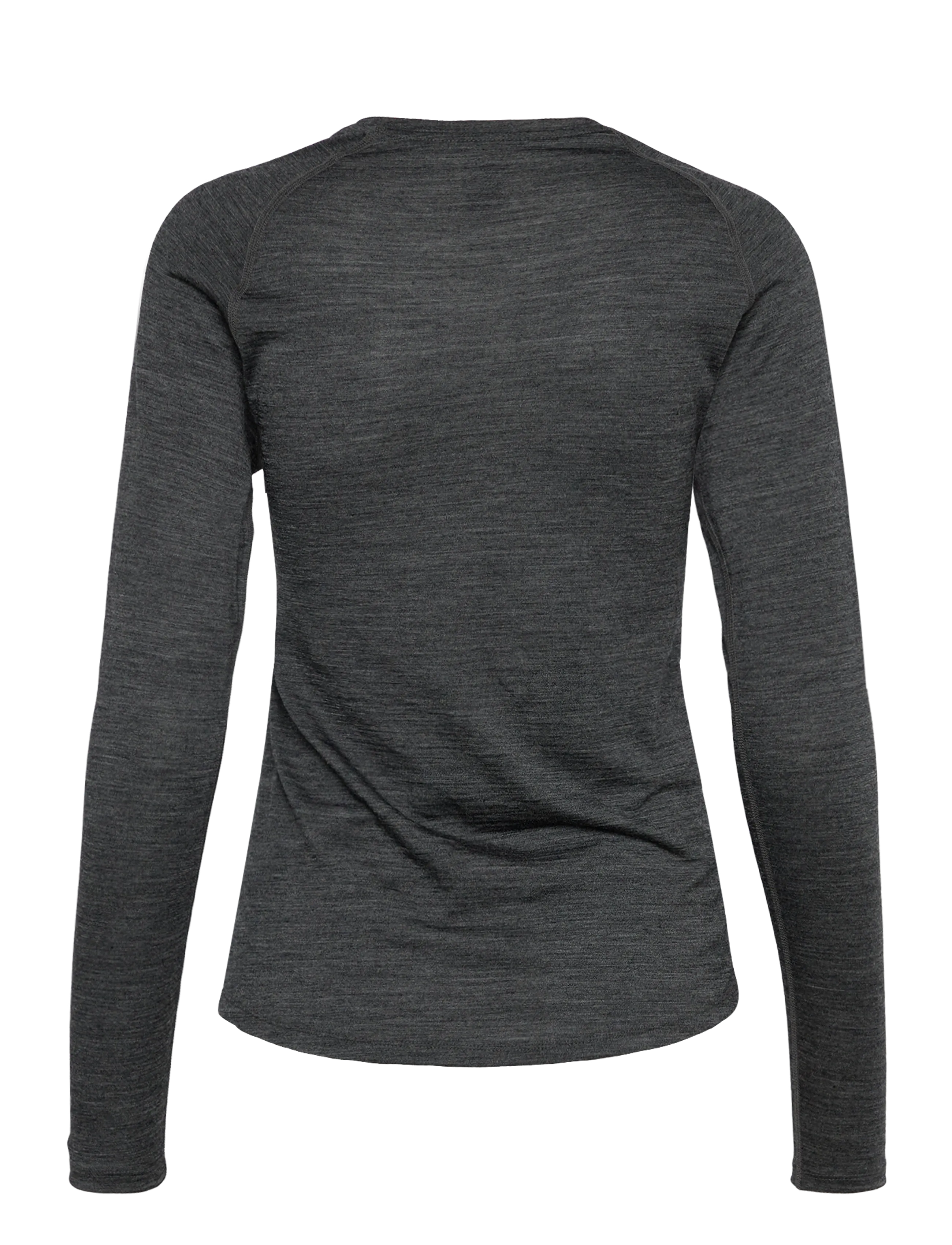 Odlo - Odlo Natural Performance Pw 150 Bl Top Crew Neck L/S - alussärgid ja t-särgid - grey melange - dark grey melange - 2