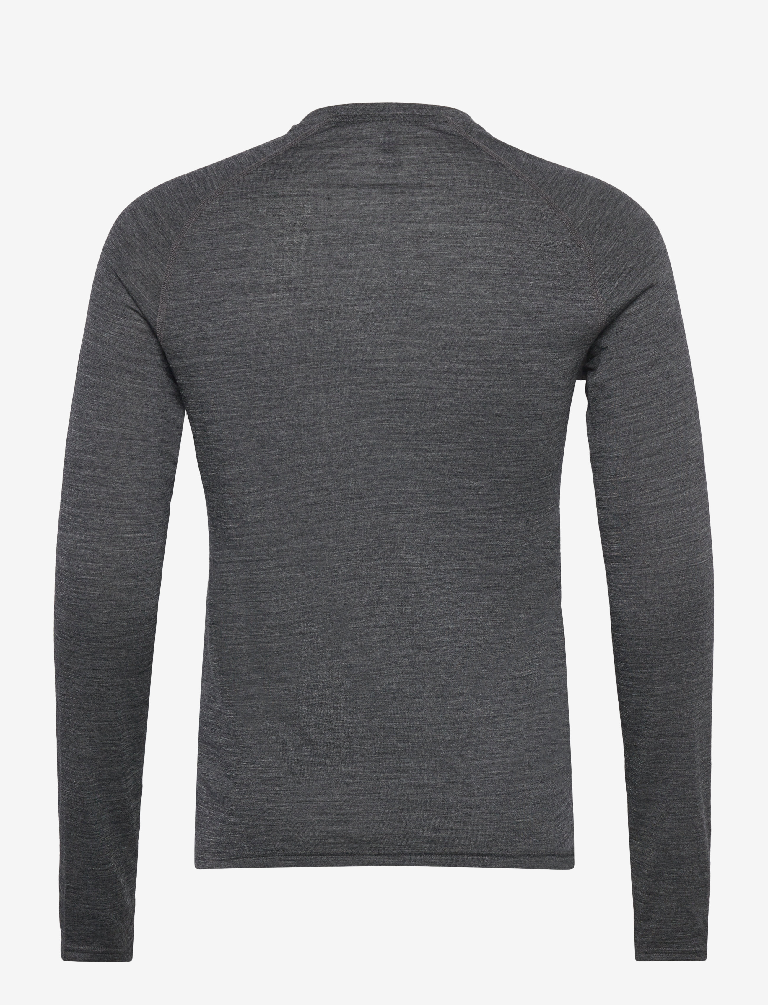 Odlo - Odlo Natural Performance Pw 150 Bl Top Crew Neck L/S - grey melange - dark grey melange - 1