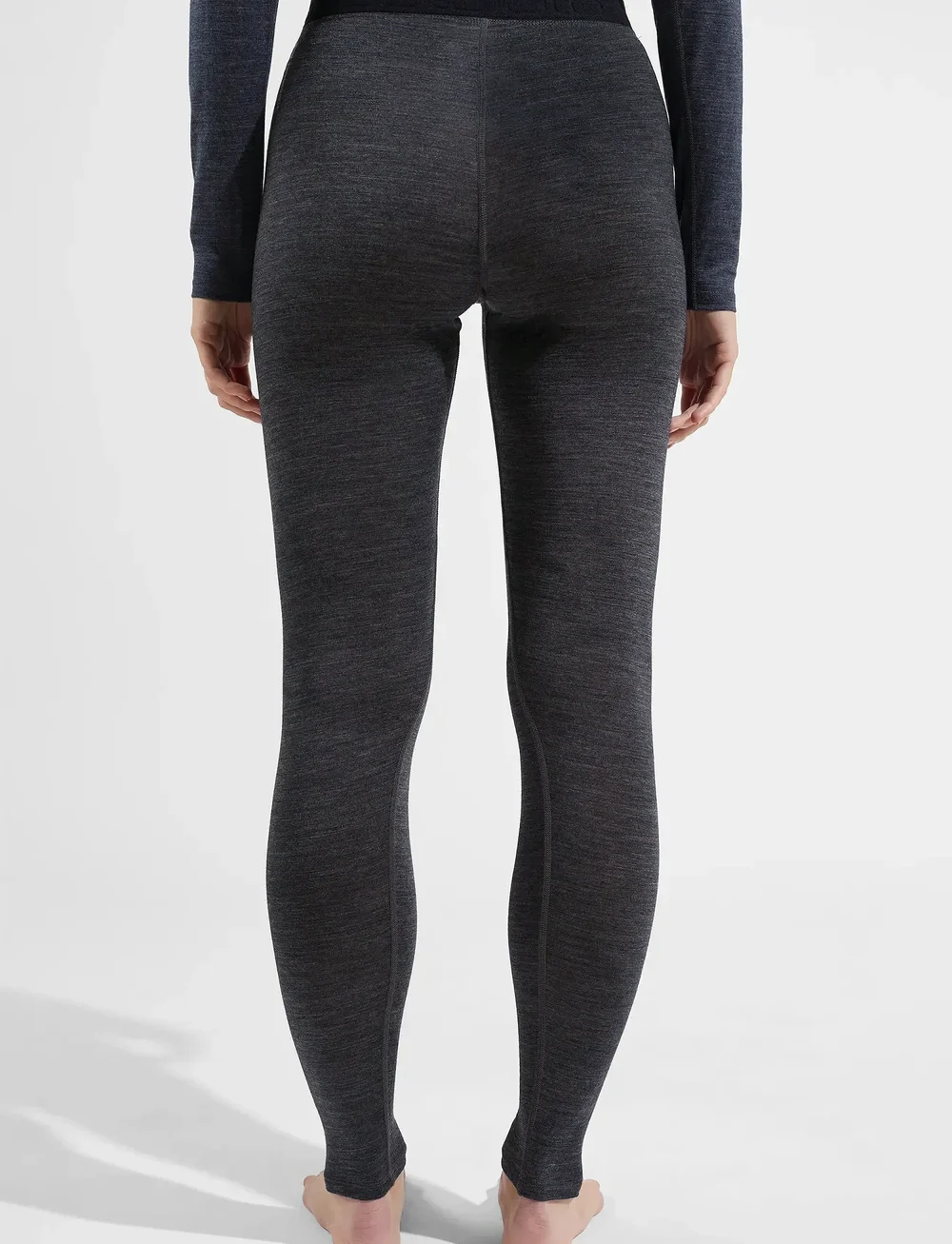 Odlo - Odlo Natural Performance Pw 150 Bl Bottom Long - aluskihina kantavad püksid - dark grey melange - 3