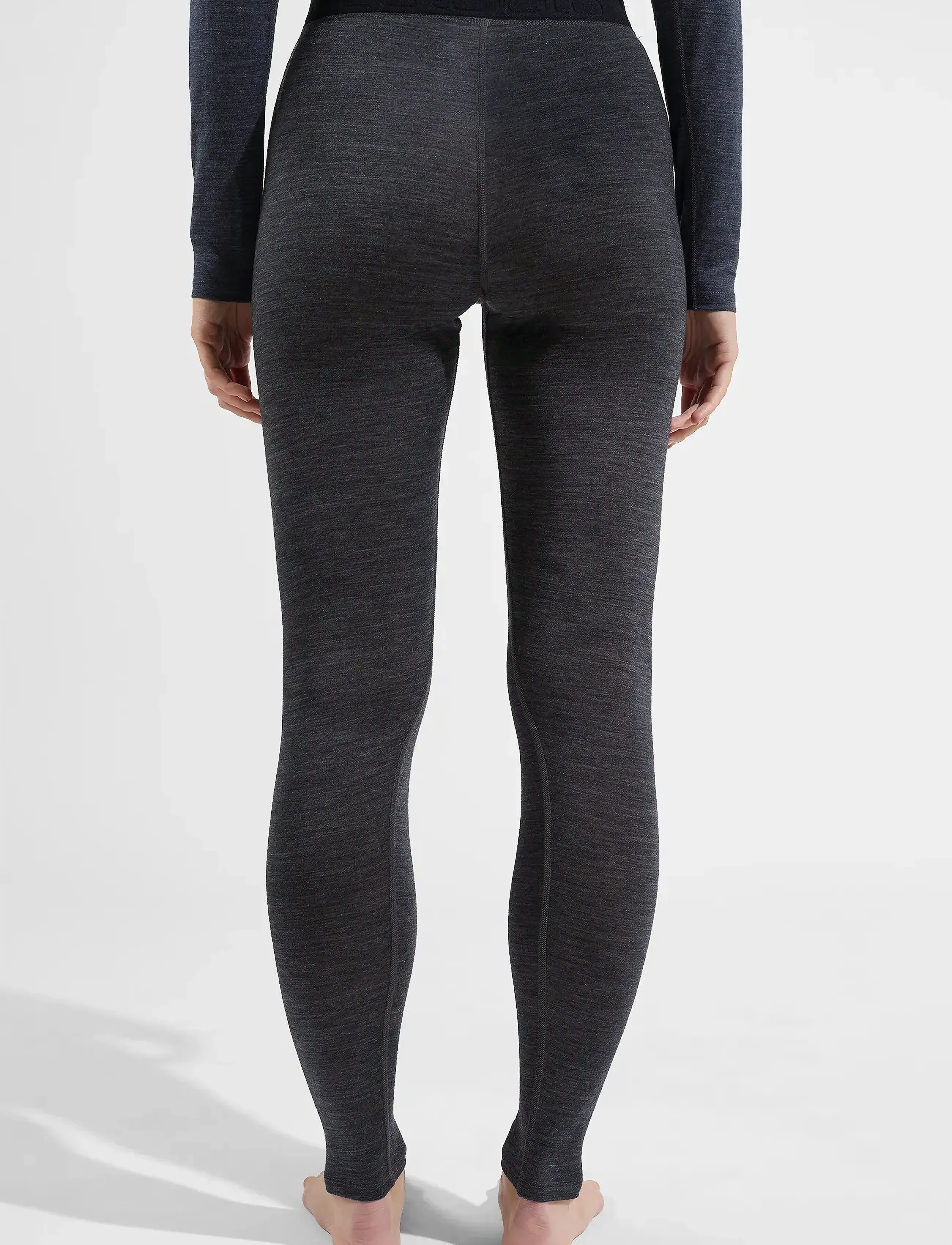 Odlo - Odlo Natural Performance Pw 150 Bl Bottom Long - grunnfatnaður - dark grey melange - 3