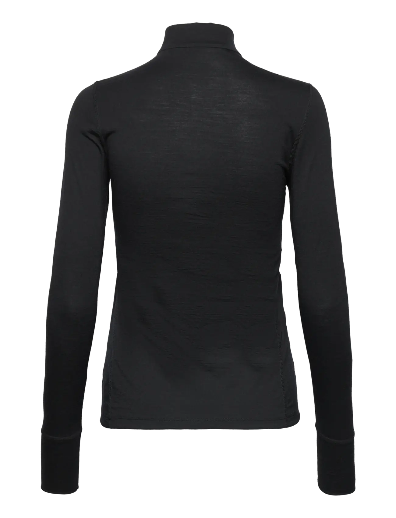 Odlo - Odlo Merino 200 Bl Top Turtle Neck L/S Half Zip - black - 2