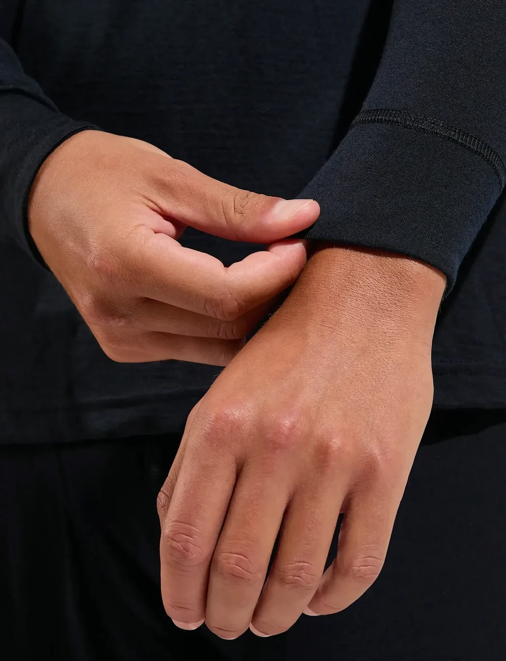 Odlo - Odlo Bl Top Turtle Neck L/S Half Zip Merino 200 - funktionsunterwäsche - oberteile - black - 4