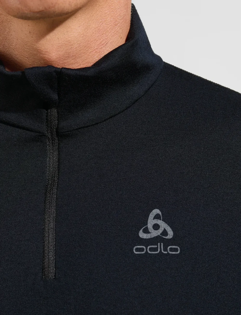 Odlo - Odlo Bl Top Turtle Neck L/S Half Zip Merino 200 - funktionsunterwäsche - oberteile - black - 5