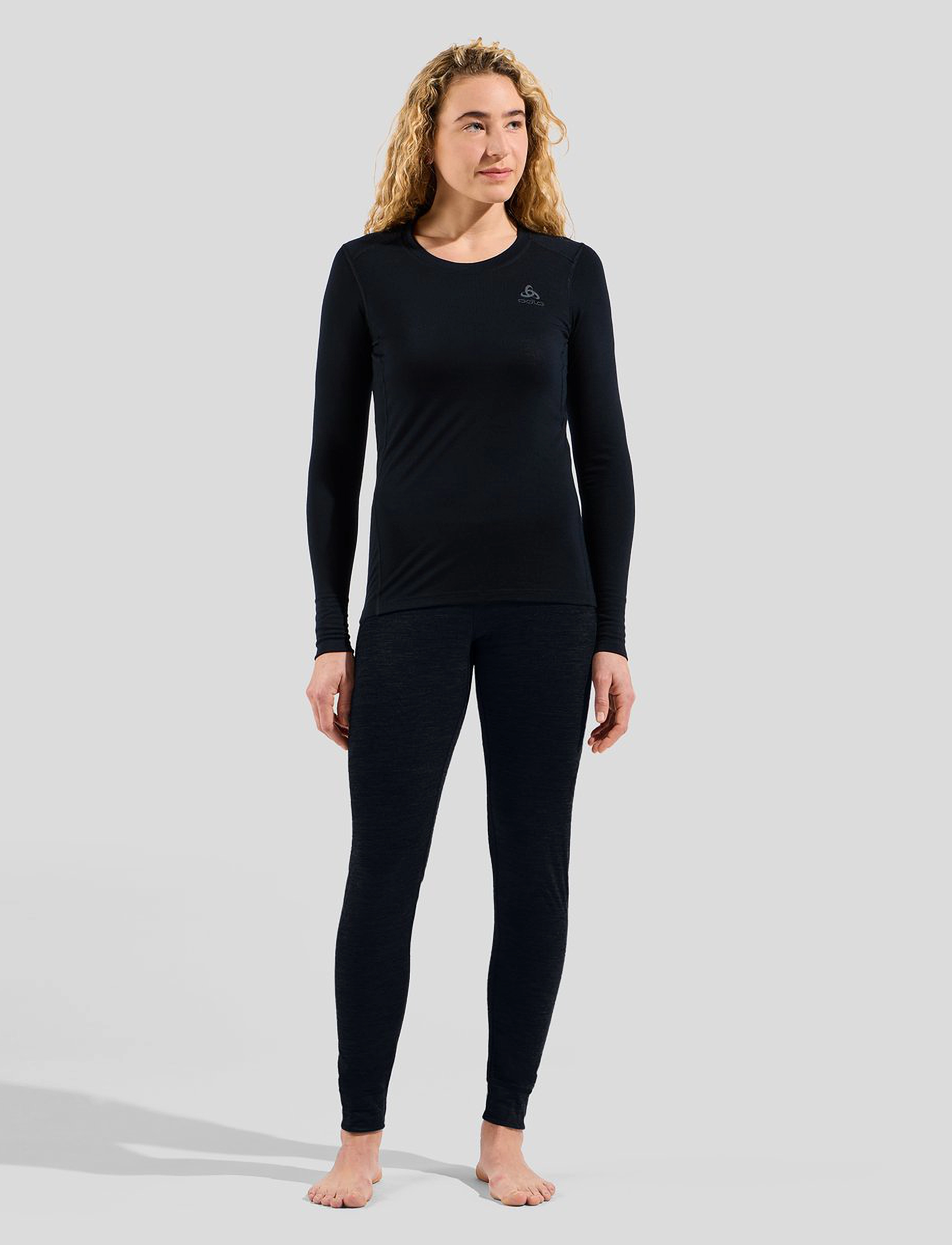 ODLO Bl Top Crew Neck L/S Merino 200 underställ dam – bild 4