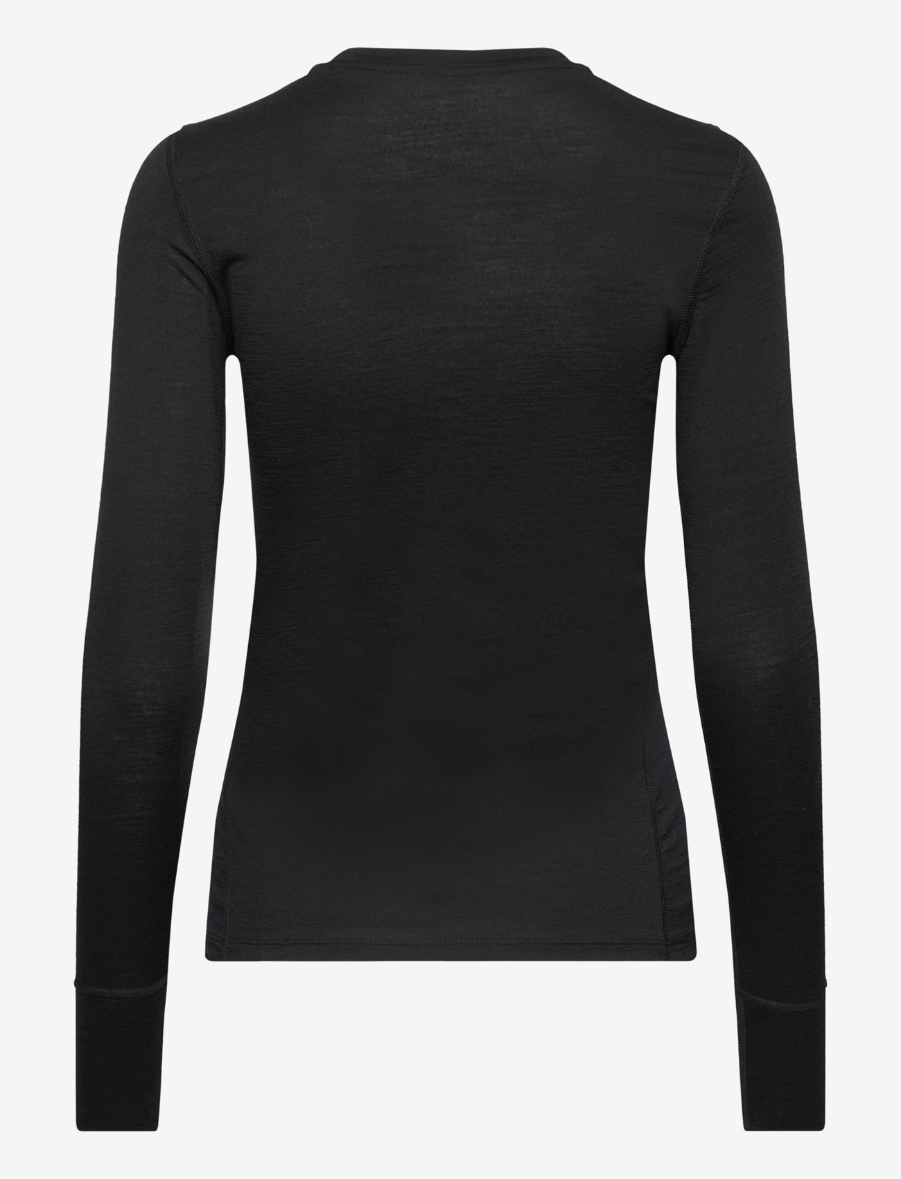 Odlo - Odlo Merino 200 Bl Top Crew Neck L/S - aluskihina kantavad alussärgid - black - 2
