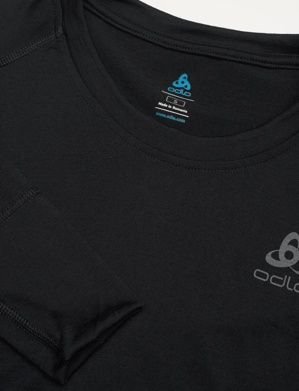 Odlo - Odlo Merino 200 Bl Top Crew Neck L/S - aluskihina kantavad alussärgid - black - 5