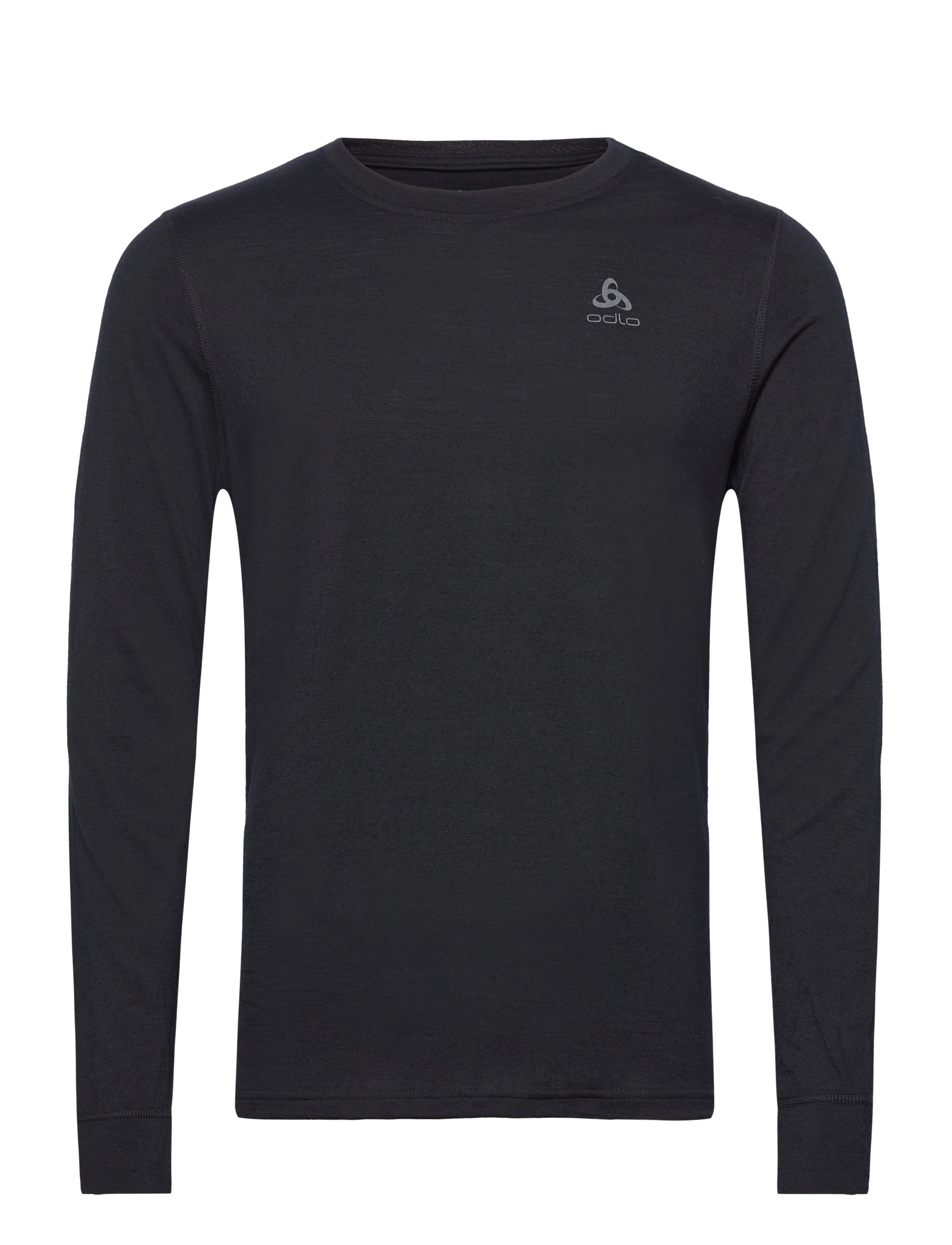 Odlo BL TOP crew neck l/s MERINO 200 - Funktionsunterwäsche - BLACK / black