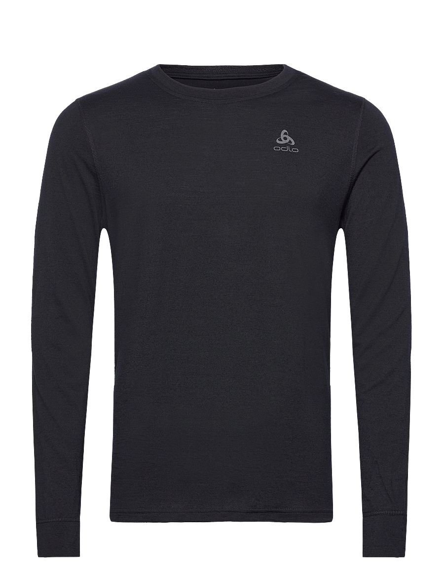 Odlo - BL TOP crew neck l/s MERINO 200 - black - 1