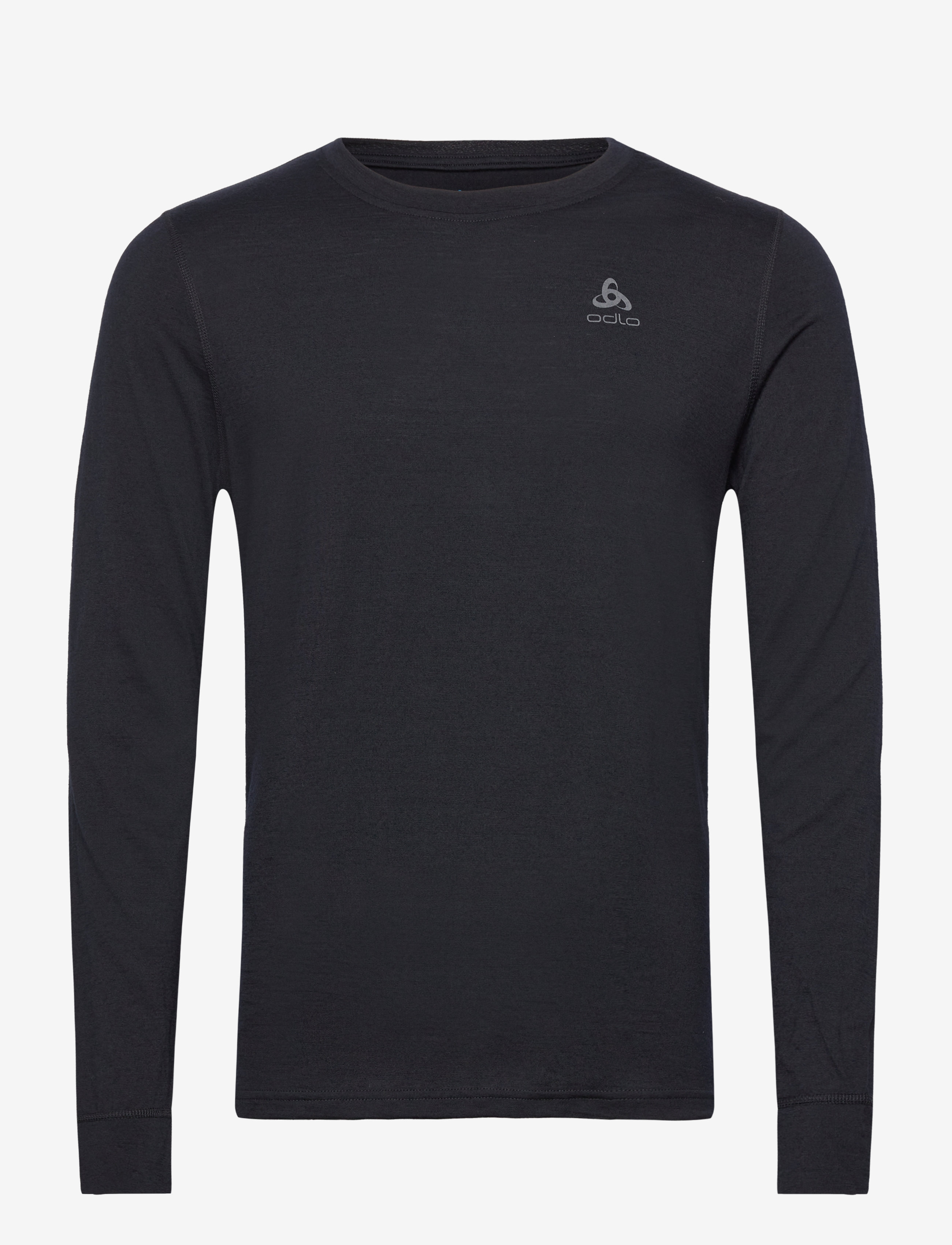 Odlo - Odlo Merino 200 Bl Top Crew Neck L/S - black - 1