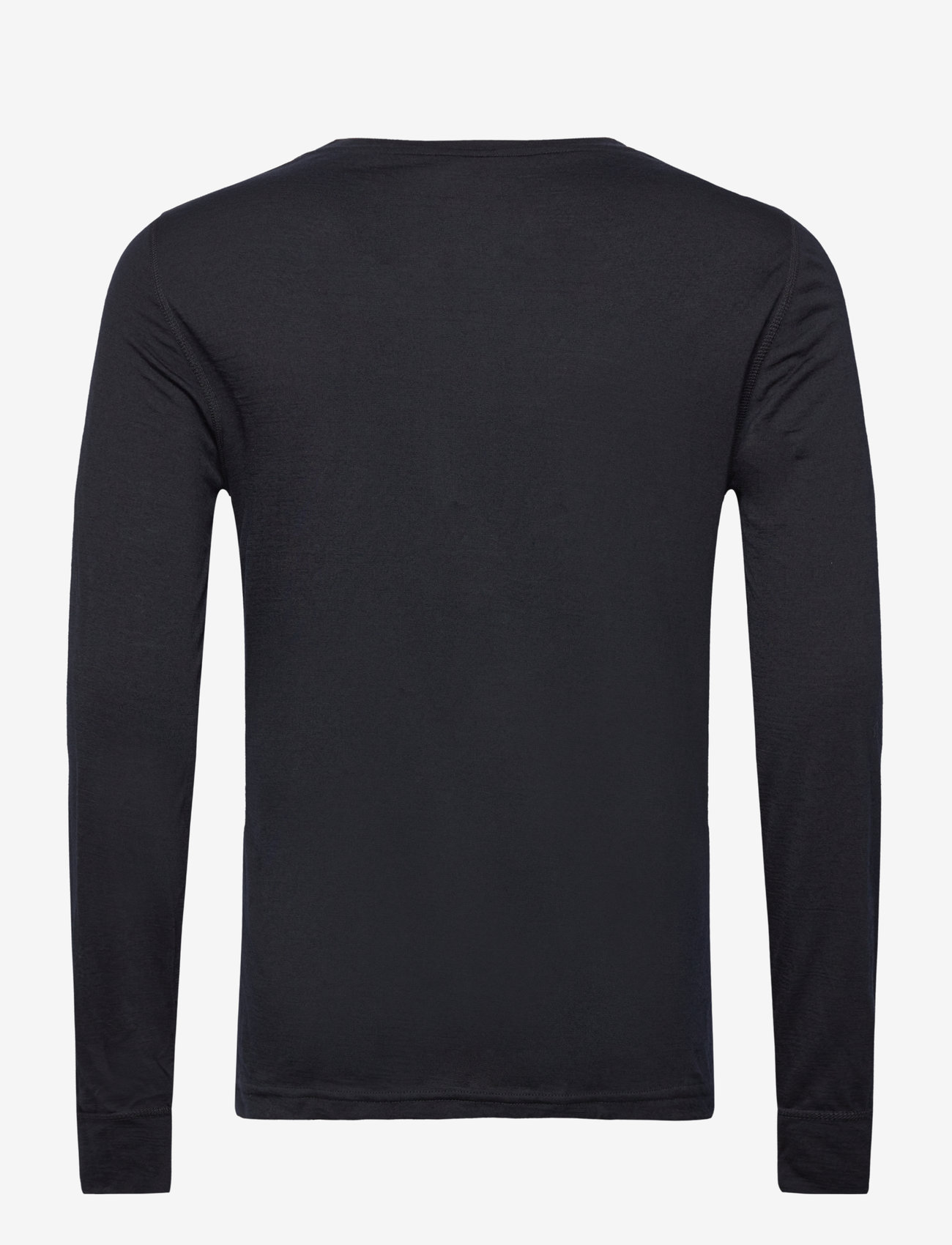 Odlo - Odlo Merino 200 Bl Top Crew Neck L/S - aluskihina kantavad alussärgid - black - 2
