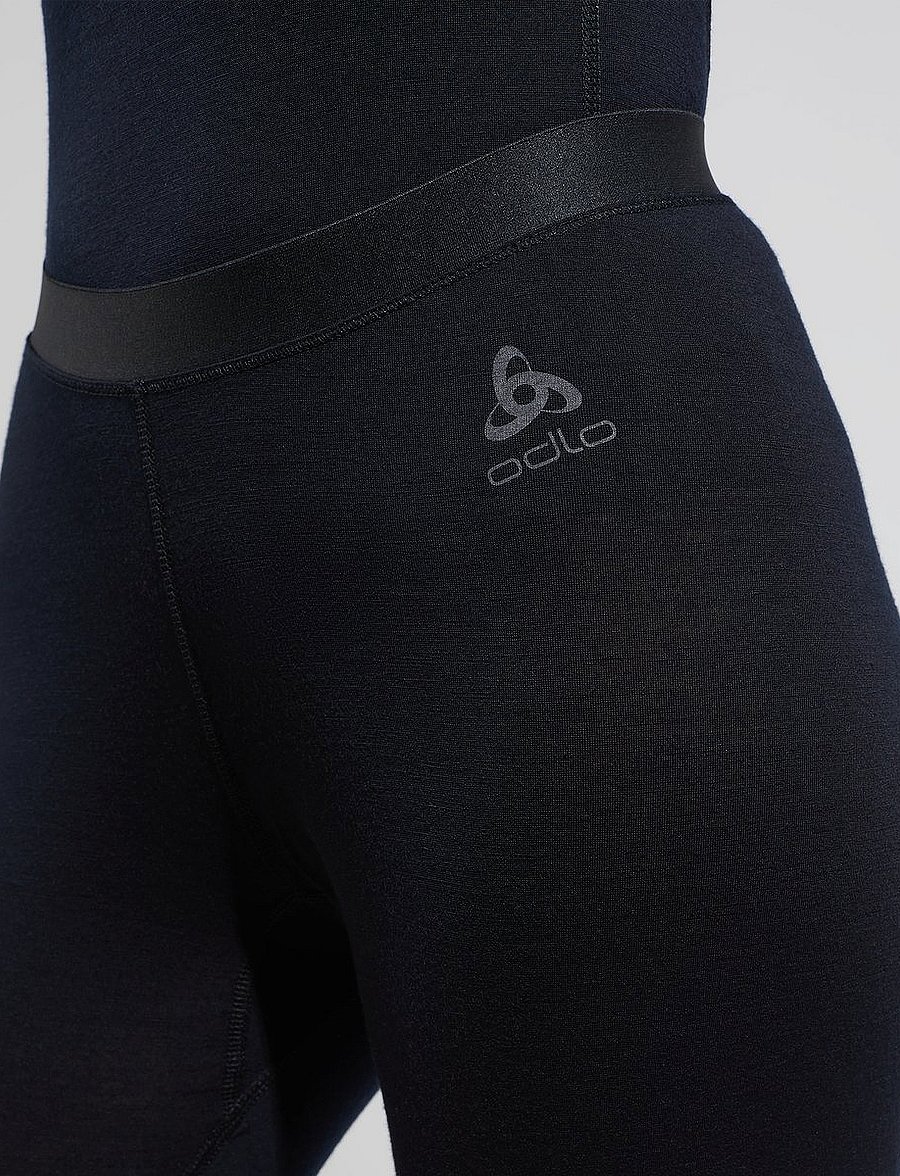 Odlo - BL BOTTOM long MERINO 200 - basesayer underdele - black - 4
