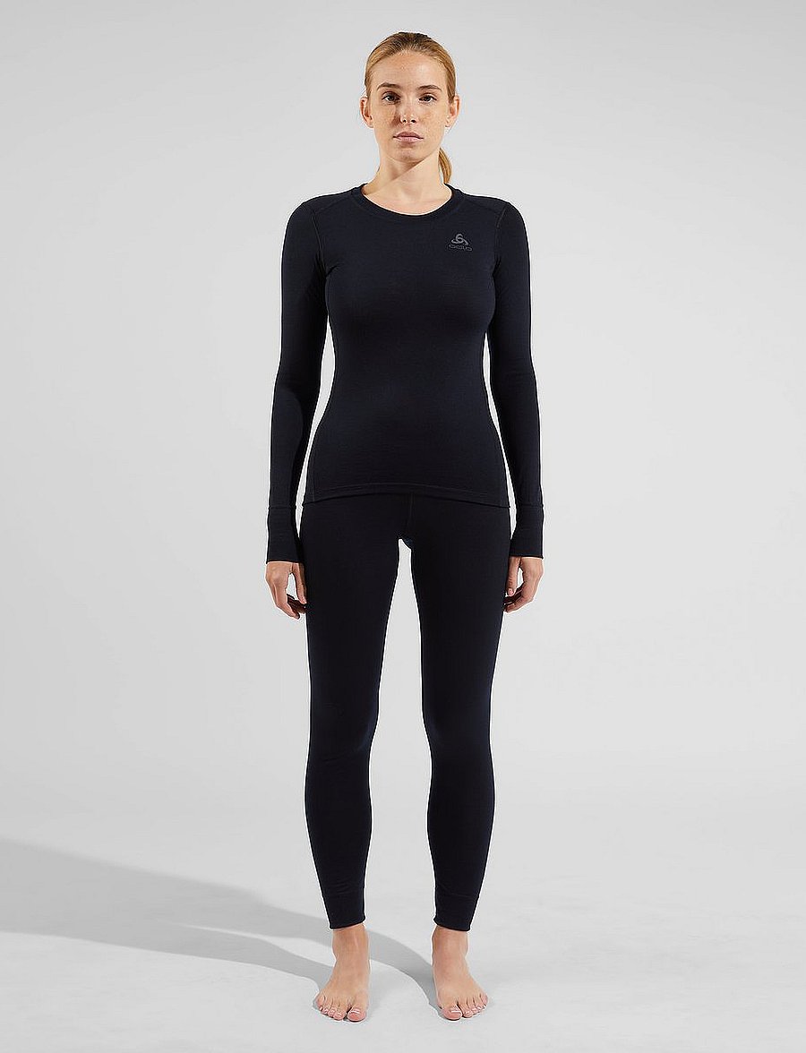 Odlo - BL BOTTOM long MERINO 200 - basesayer underdele - black - 5