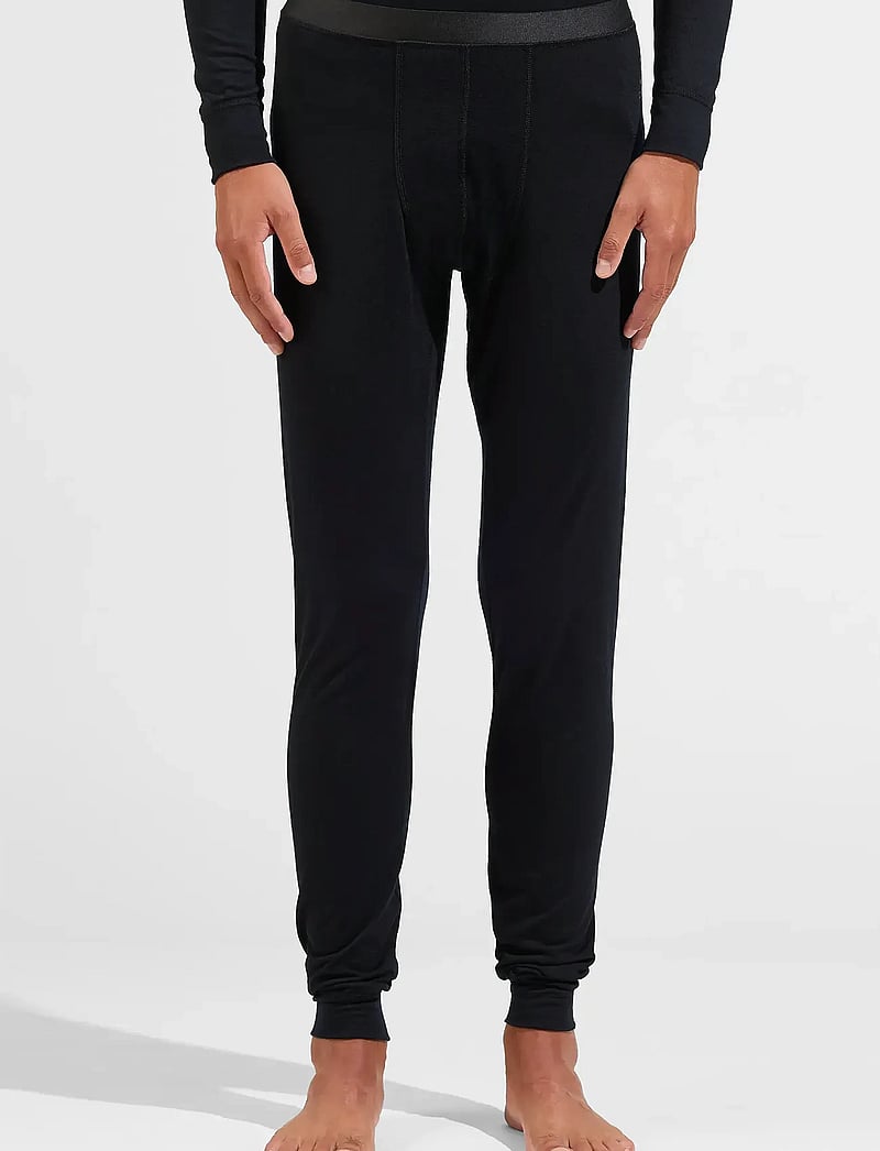 Odlo - Odlo Merino 200 Bl Bottom Long - aluskihina kantavad püksid - black - 0