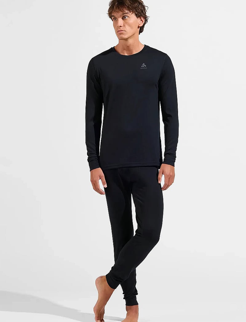 Odlo - Odlo Merino 200 Bl Bottom Long - aluskihina kantavad püksid - black - 4