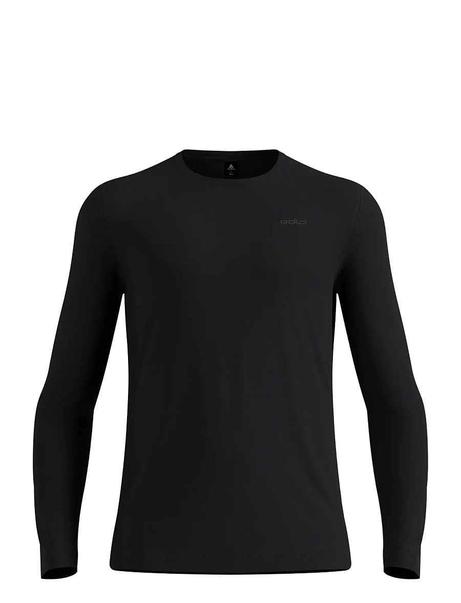 Odlo - BL TOP crew neck l/s MERINO 160 - funktionsunterwäsche - oberteile - black - 1