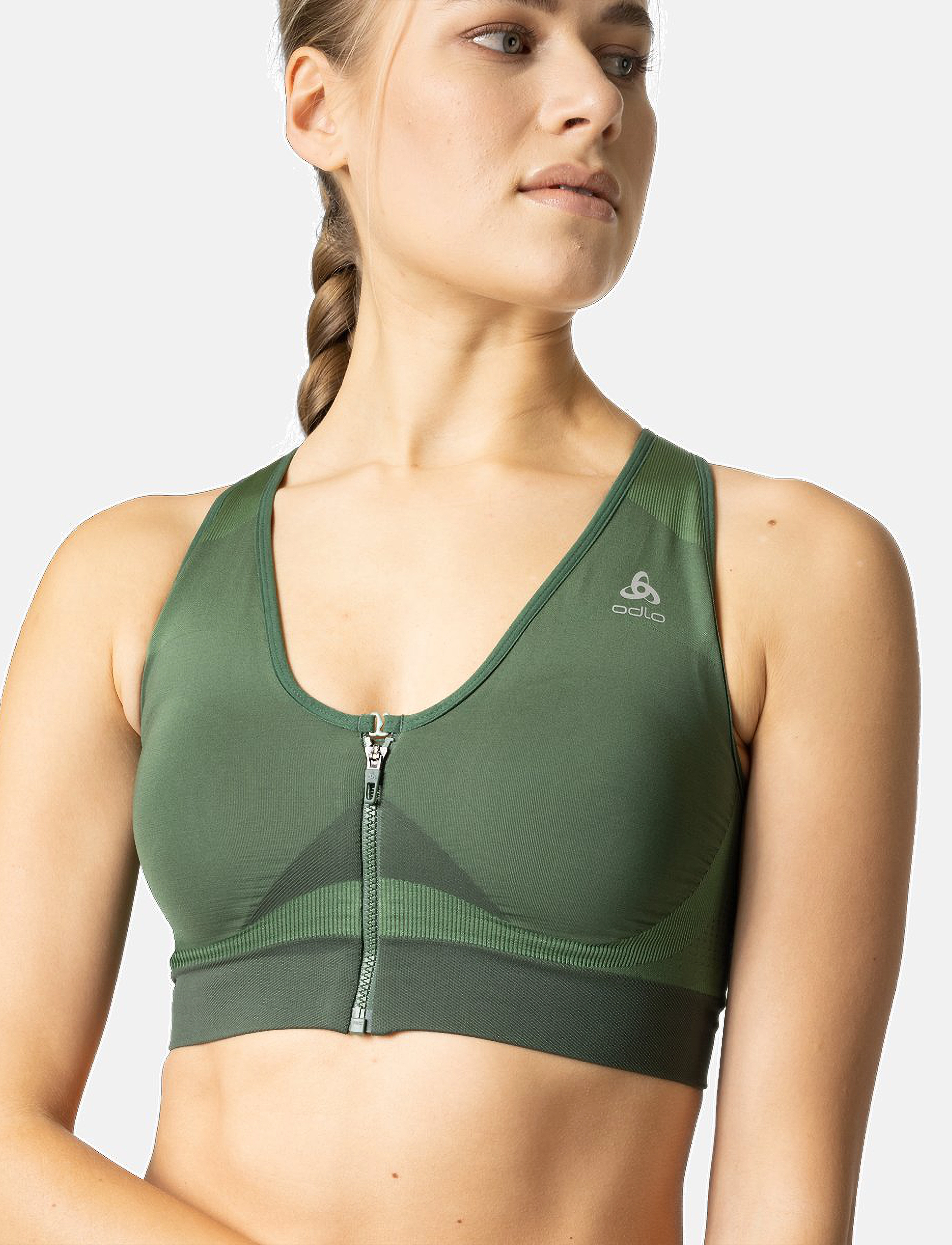 Odlo - ODLO W Bra SEAMLESS HIGH - loden frost - camping green - 2