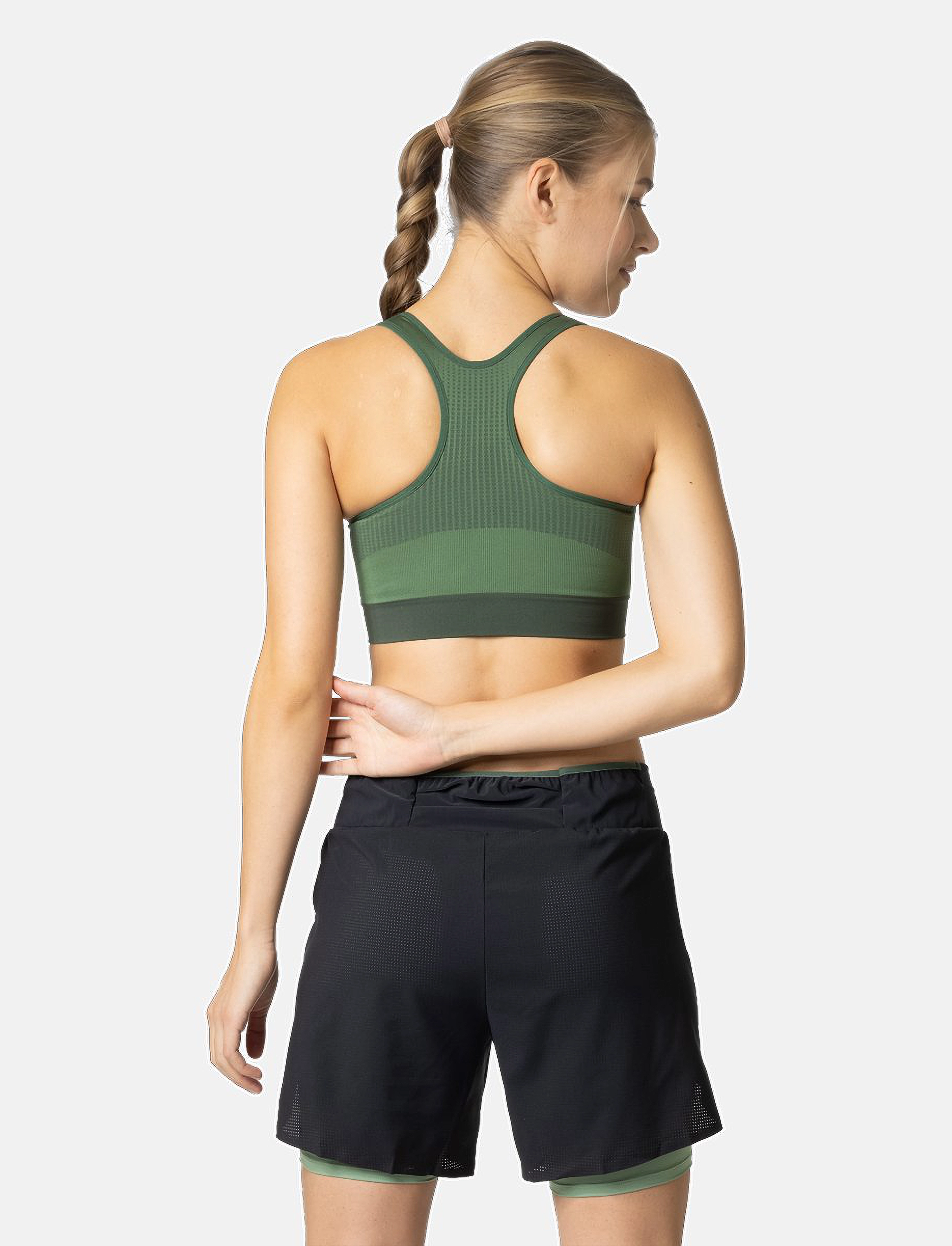 Odlo - ODLO W Bra SEAMLESS HIGH - loden frost - camping green - 3