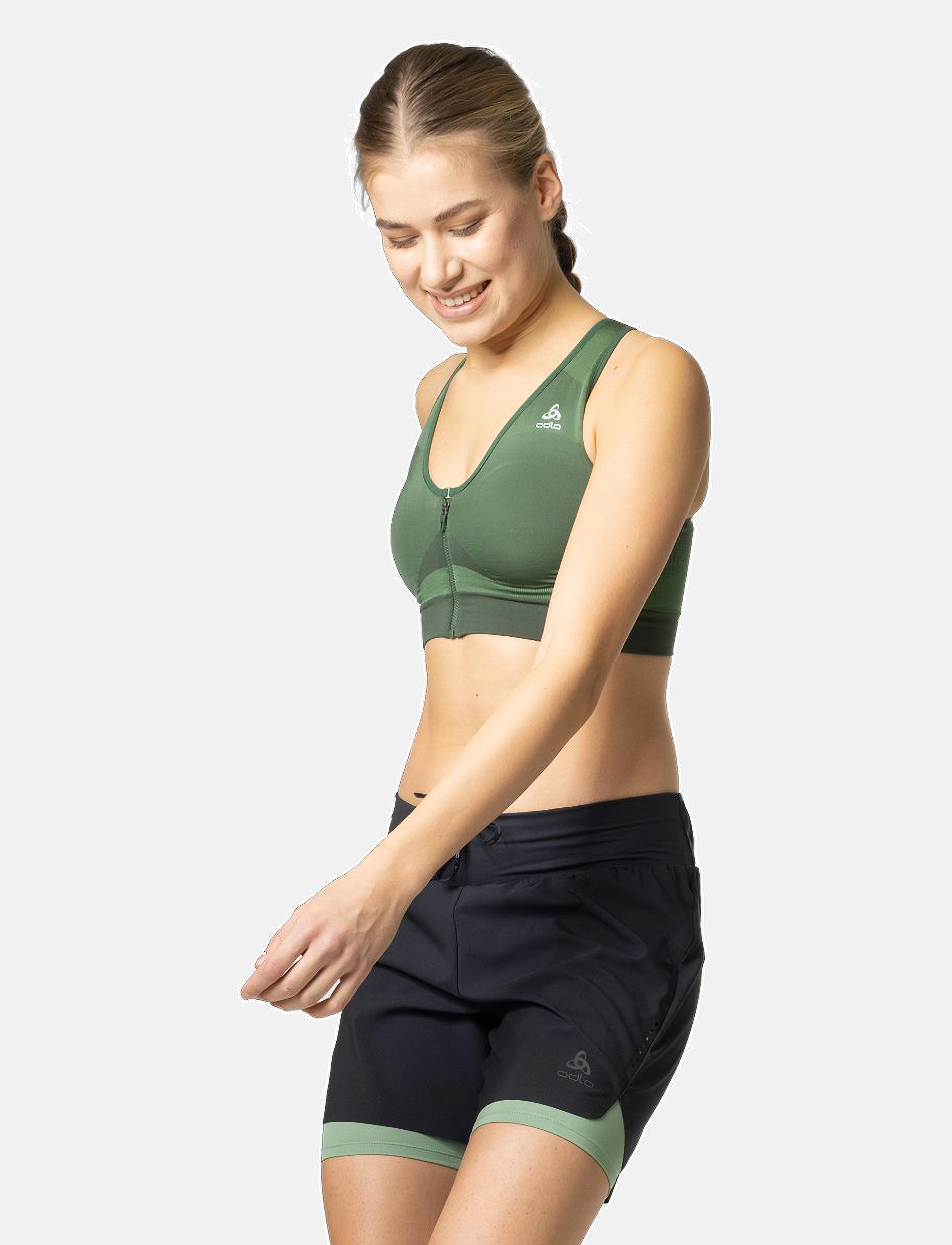 Odlo - ODLO W Bra SEAMLESS HIGH - loden frost - camping green - 5