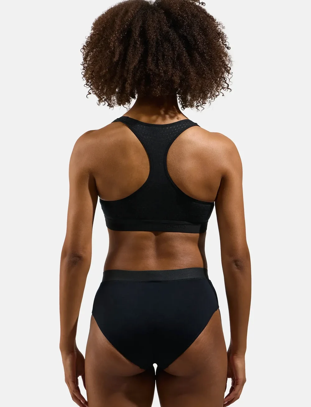 Odlo - Odlo Ascent Pw Medium Sport Bra - sports bras - black - 3