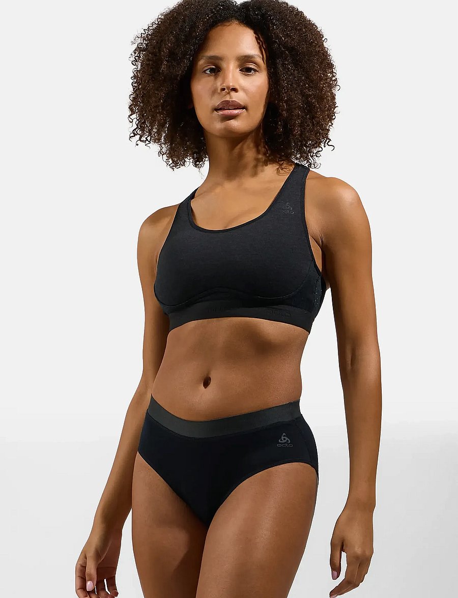 Odlo - Odlo Ascent Pw Medium Sport Bra - sport-bhs - black - 5