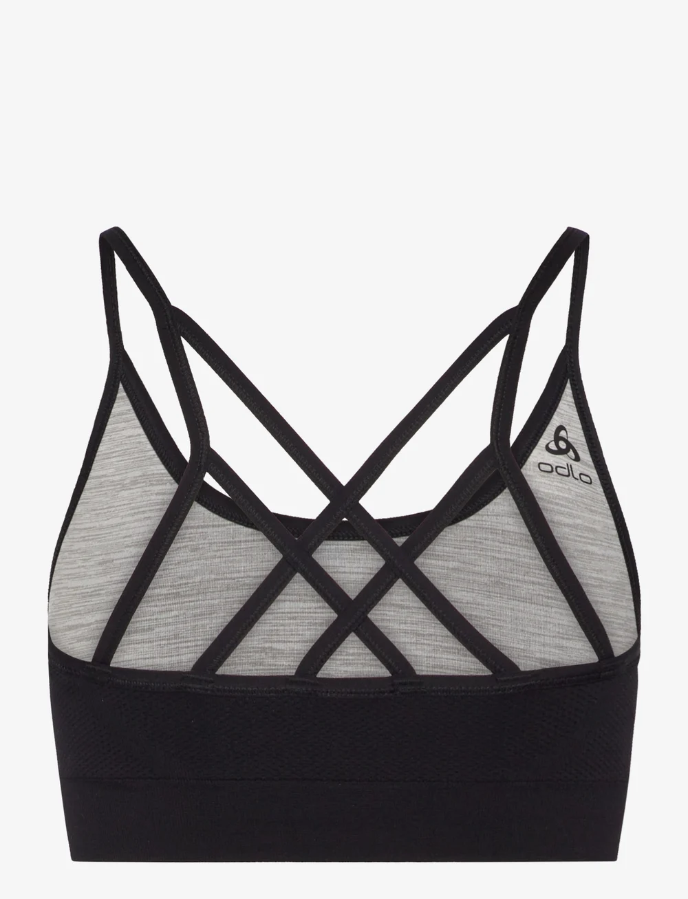 Odlo - Odlo Seamless Low Sport Bra - leichter halt - black - grey melange - 2