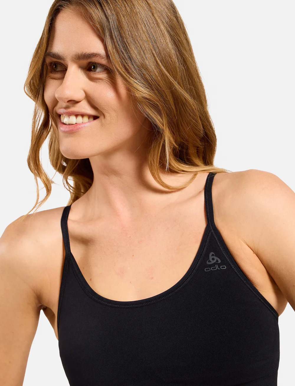 Odlo - Odlo Seamless Low Sport Bra - leichter halt - black - grey melange - 4