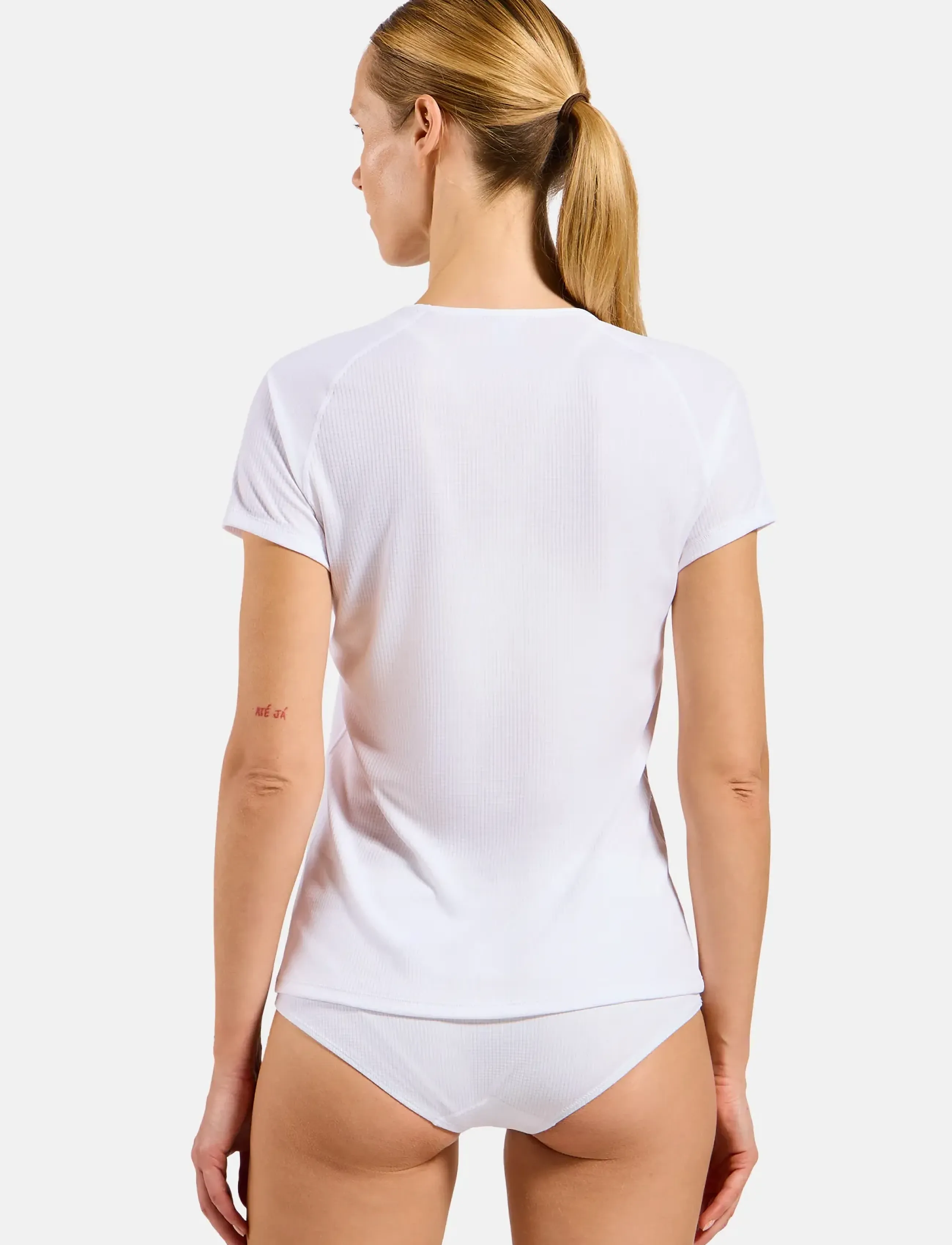 Odlo - BL TOP crew neck s/s ACTIVE LIGHT - t-shirts - white - 3