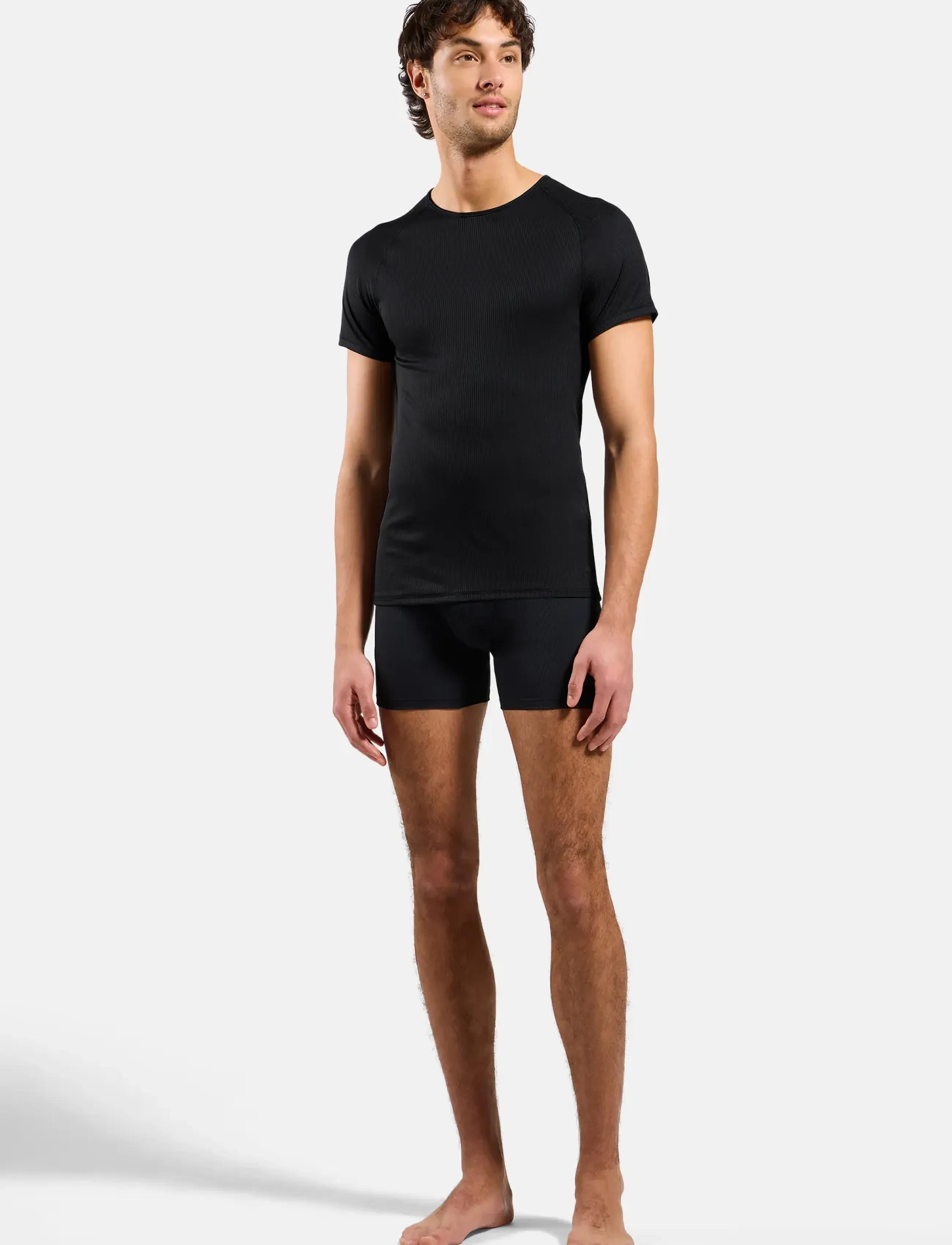 Odlo - BL TOP crew neck s/s ACTIVE LIGHT - oberteile & t-shirts - black - 0