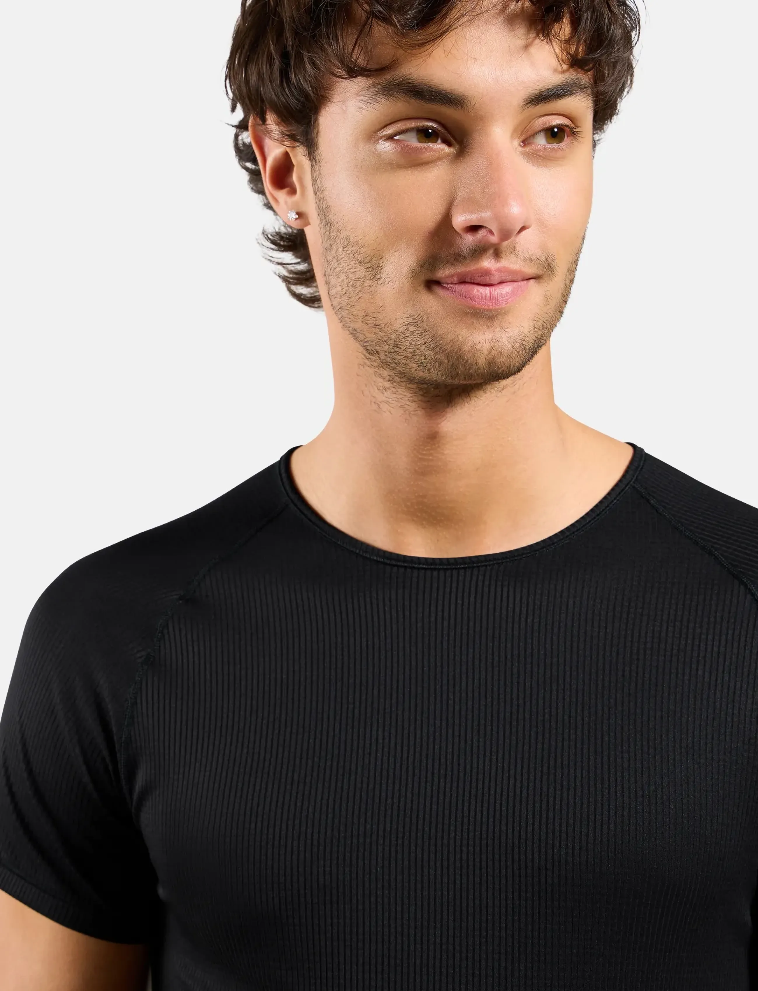 Odlo - BL TOP crew neck s/s ACTIVE LIGHT - oberteile & t-shirts - black - 4